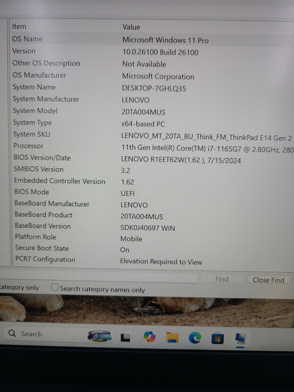 Lenovo ThinkPad E14 Gen 2 i7-1165G7 2.80GHz 16GB Ram 512GB SSD Win 11 Pro