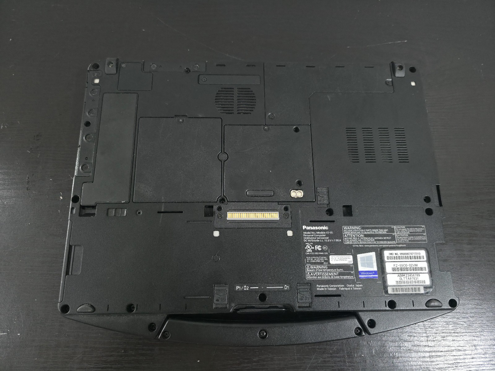 Panasonic FZ-55 MK1 i5 8th Gen 8GB 512GB SSD FHD W11 6370Hour – No Battery