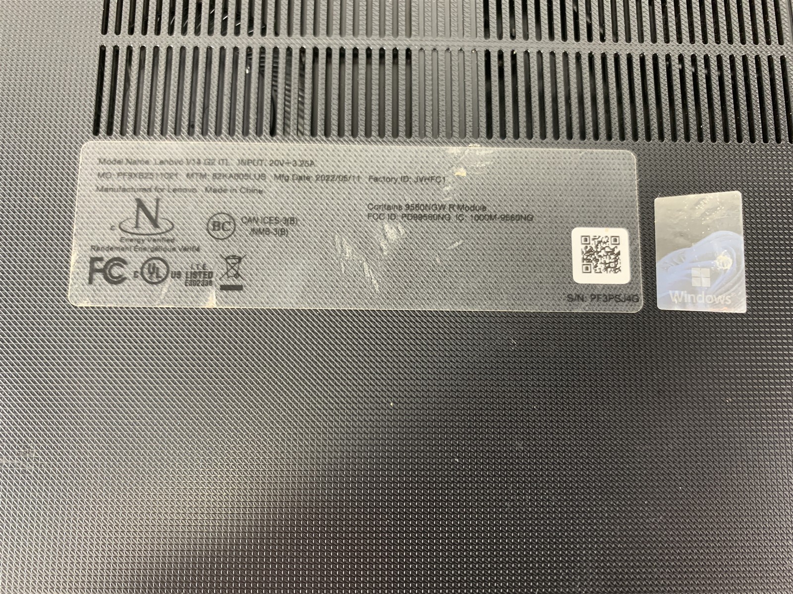 Lenovo V14 G2 ITL i5-1135G7 2.40GHz 24GB RAM 512GB NVMe Win 11 Pro 82KA005LUS