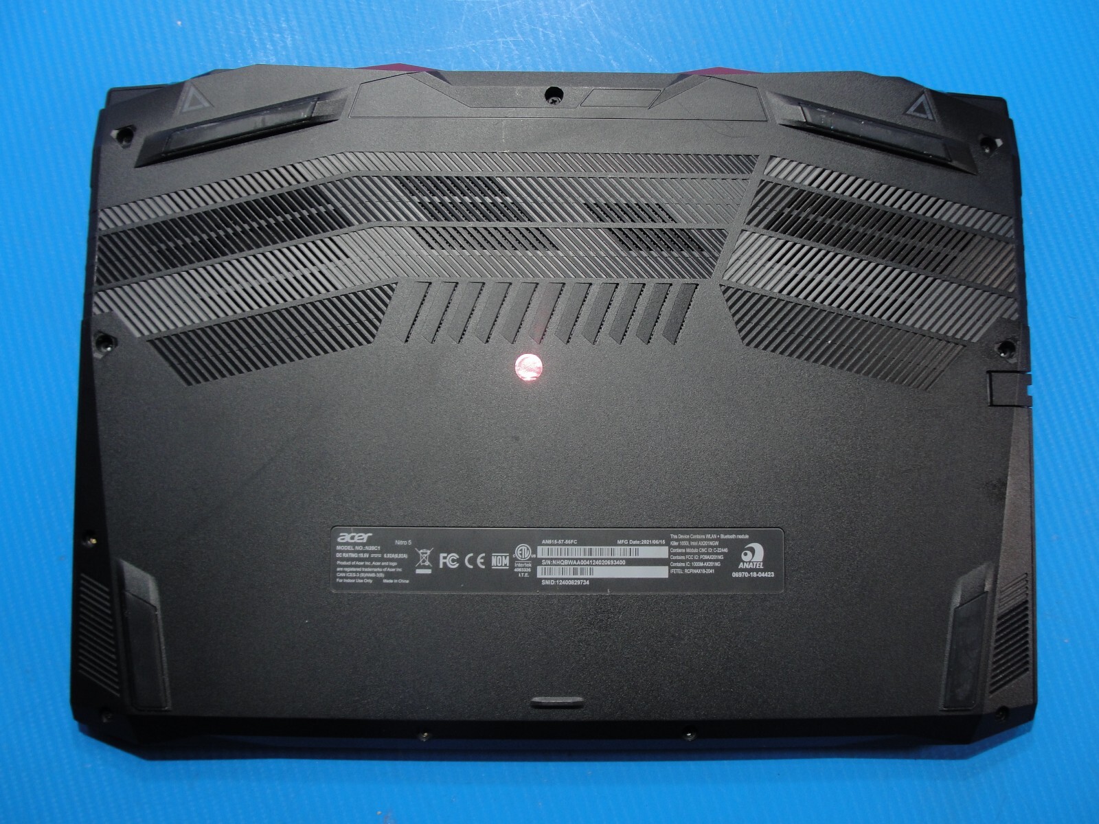 Acer Nitro 5 AN515-57 15.6” FHD i5-11400H 2.7GHz 8GB SSD 256GB NV GeForce GTX