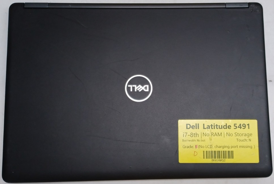 Dell Latitude 5491 14″ i7 8th Gen 2.6GHz No LCD No Battery FOR PARTS/REPAIR