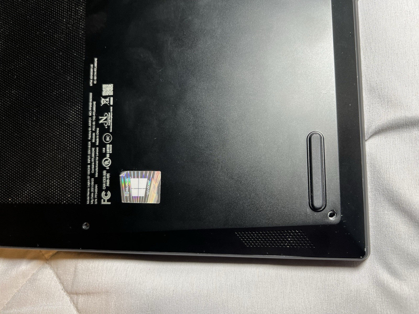 Lenovo Legion Slim 7 15” (1TB SSD AMD Ryzen 9 5900HX 3.3GHz 16GB) Gaming Laptop