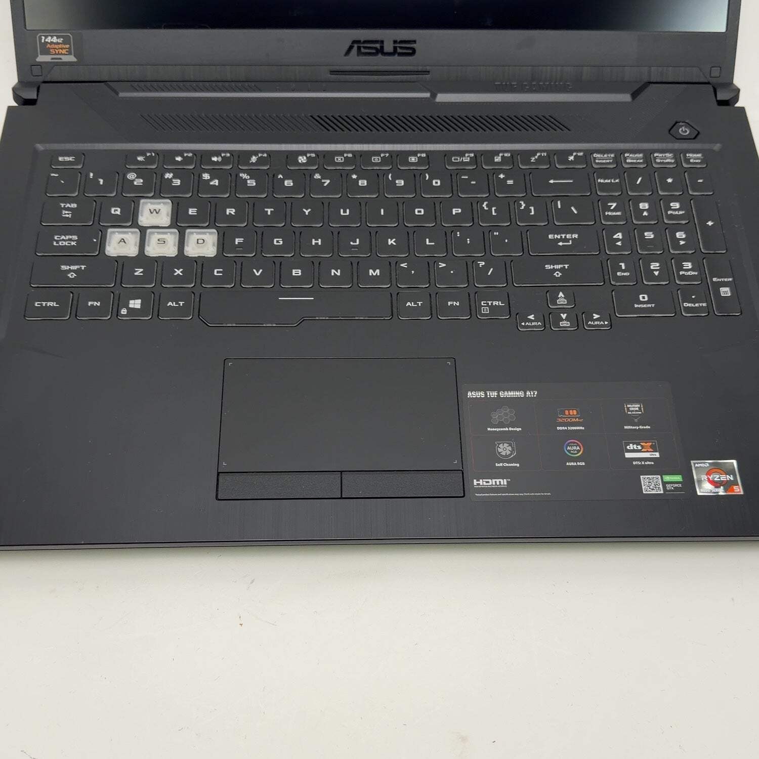 Asus TUF A17 FA706IH 17.3″ Ryzen 5 4600H 8GB RAM 512GB GeForce GTX 1650 READ
