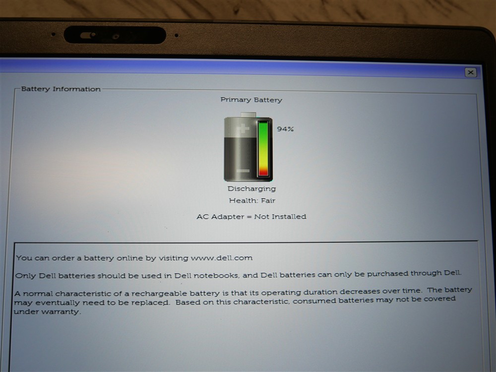 DELL LATITUDE 5410 14″ Laptop i5-10310U 1.7ghz 8GB RAM w/ FAIR BATTERY