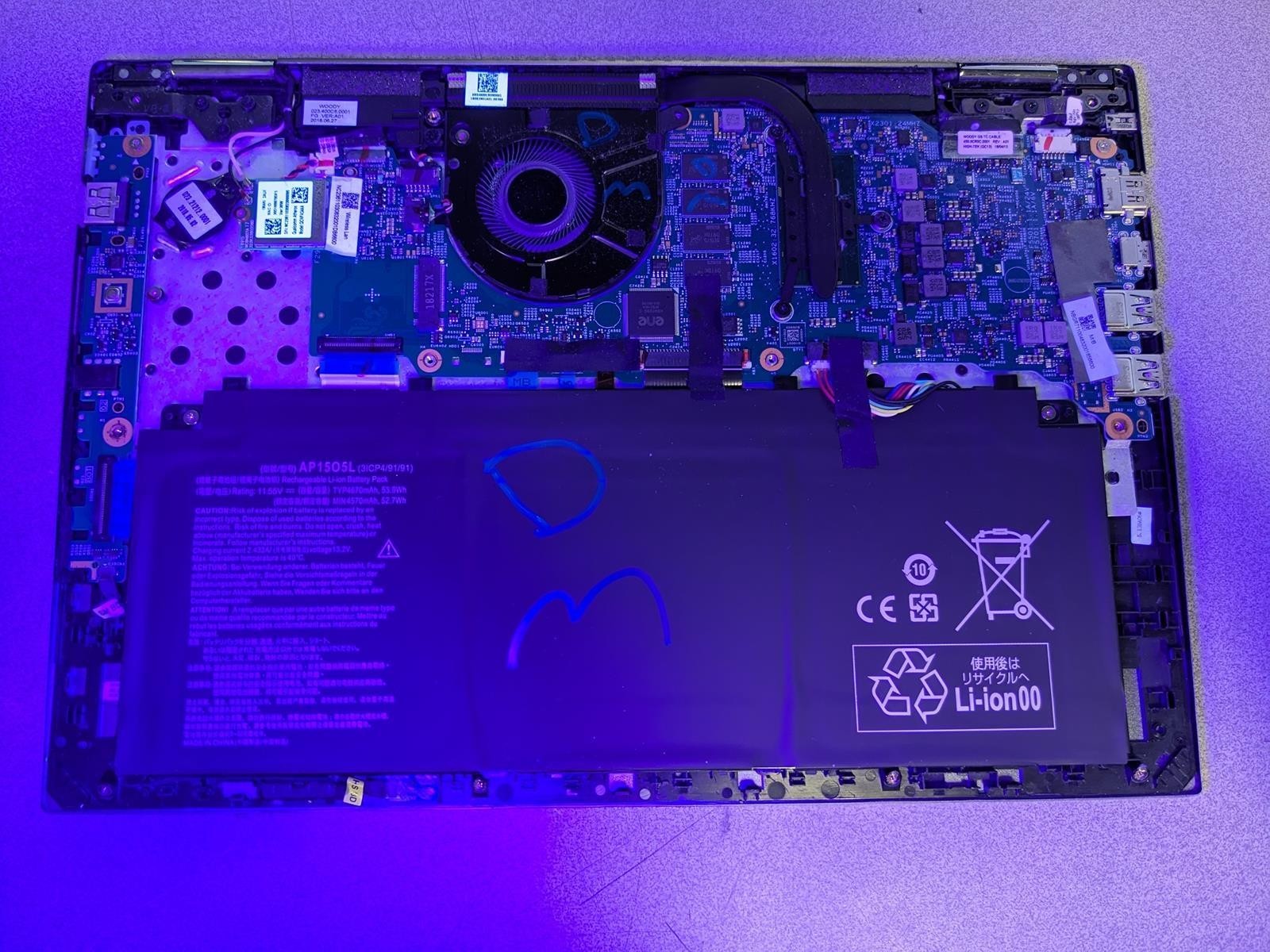 ACER SPIN 5 SP513-52N i5-8250U @ 1.60GHz, 8GB RAM, NO HDD/OS