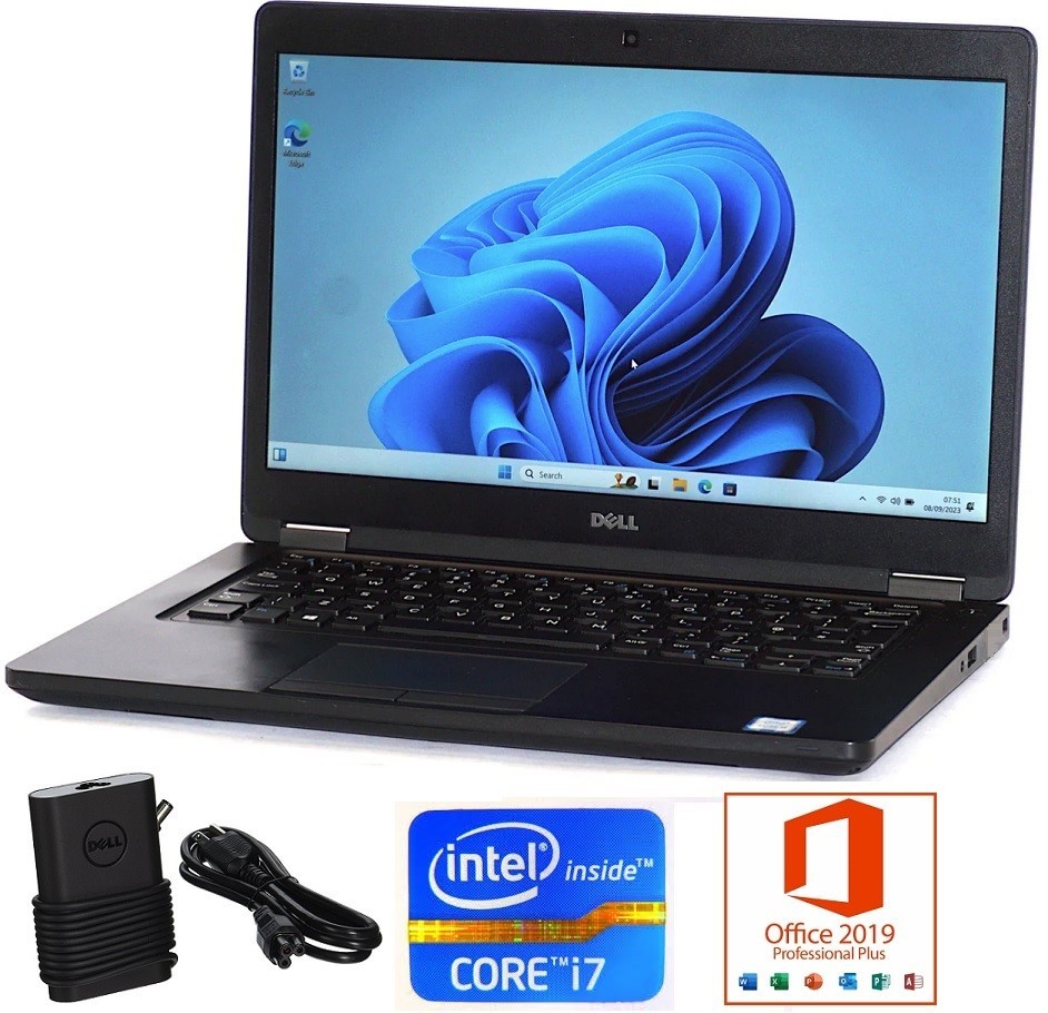 Dell i7 Latitude Laptop 16GB RAM 512GB PCIe NVMe SSD Windows 11 Office 2019 Pro