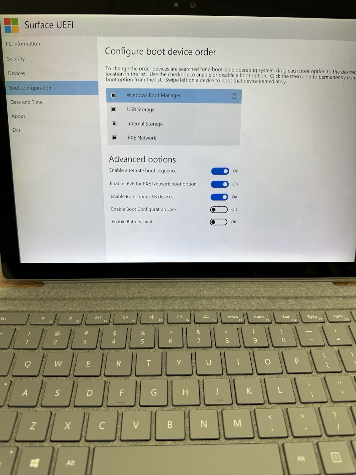 Microsoft Surface Pro 4 1724 Laptop 256GB SSD password locked & bad battery ASIS