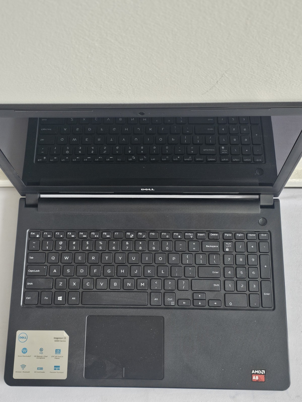 Dell Inspiron 5555 Laptop – AMD A8-7410 – 8GB RAM – 1TB HDD – BAD BATT – Win 10