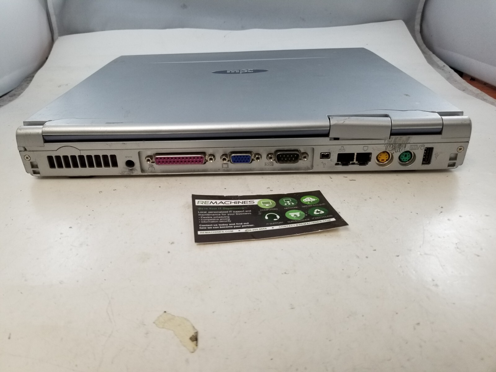 MPC TransPort T3000 14″ Laptop Pentium 1.8GHz 1GB 120GB HDD Radeon 9600M XP Pro