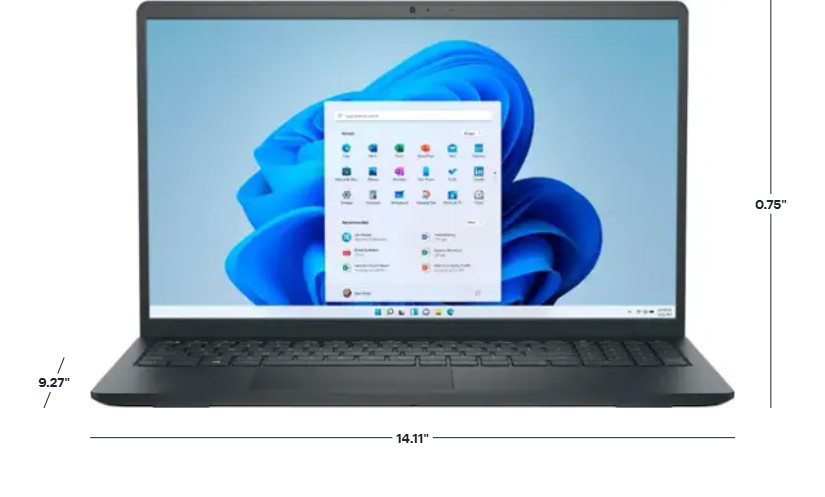 Dell Inspiron 3535 15.6″ FHD Touchscreen AMD Ryzen5 7530U 32GB RAM 1TB SSD W11H