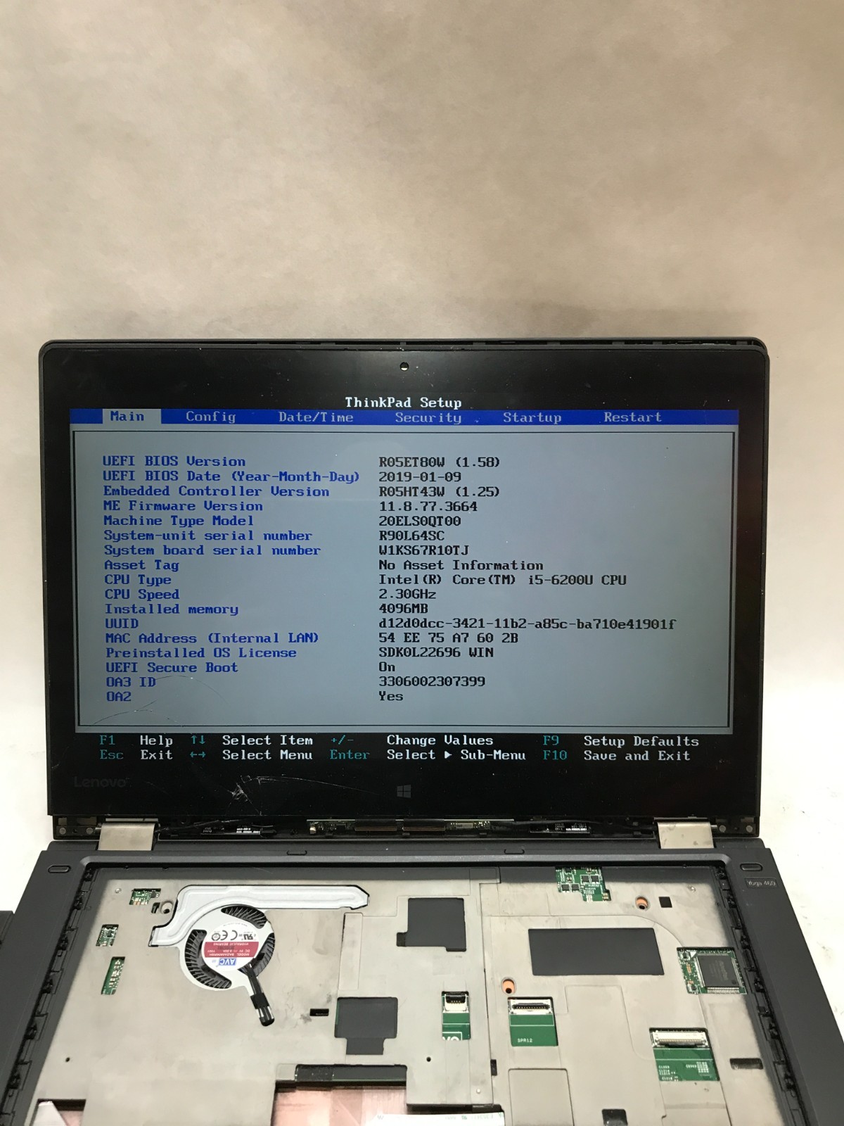 Lenovo ThinkPad Yoga 460 14″ Intel Core i5 4GB RAM NO HDD/OS For Parts READ – DW