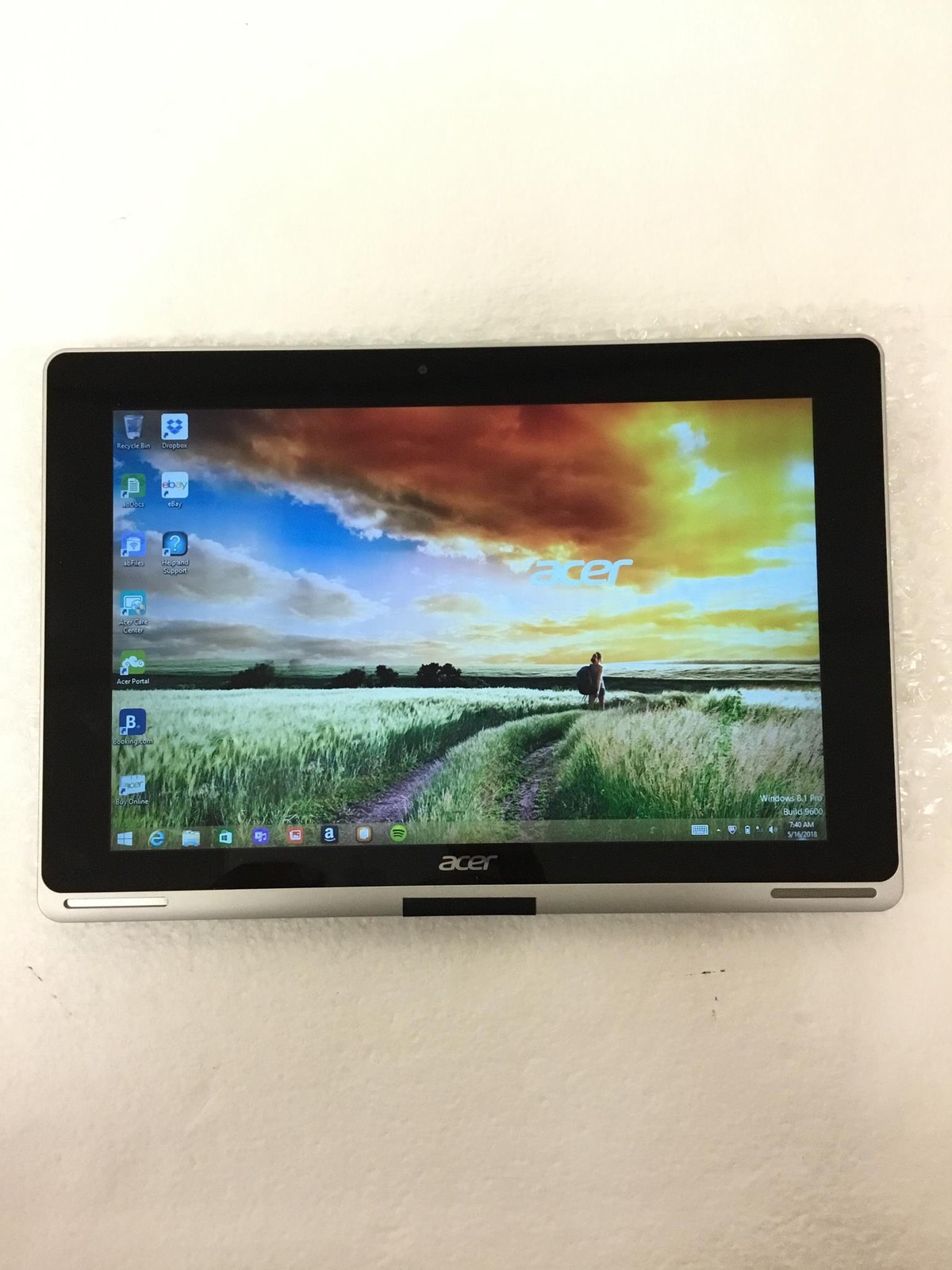 Acer SW5-012P 10.1″ Touch 64GB Intel Z3735F 2GB RAM No Power Adapter WORKING