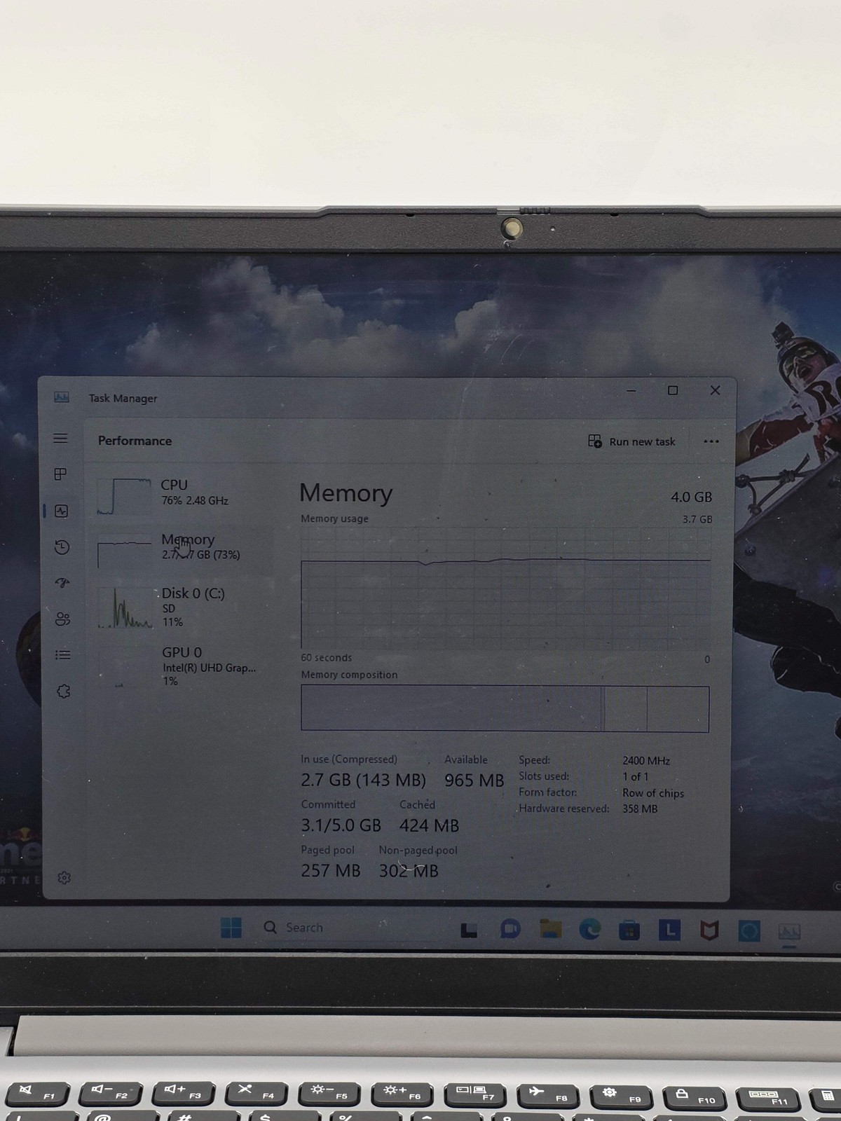 Lenovo IdeaPad 1 14IGL7 14″ Pentium Silver N5030 4GB 128GB Silver Used