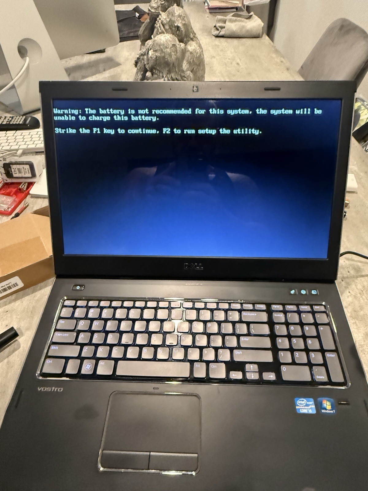 Dell Vostro 3750 17.3” Intel Core i5 2.50GHz 4GB RAM No HDD /BIOS Tested ✅