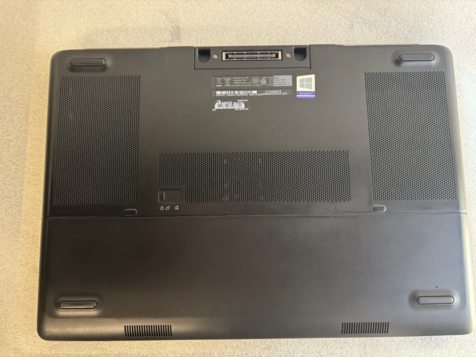 DELL PRECISION 7520 i5-8400H 2.5GHZ RAM 16GB NVME 512GB NVIDIA P3200 BLUETOOTH