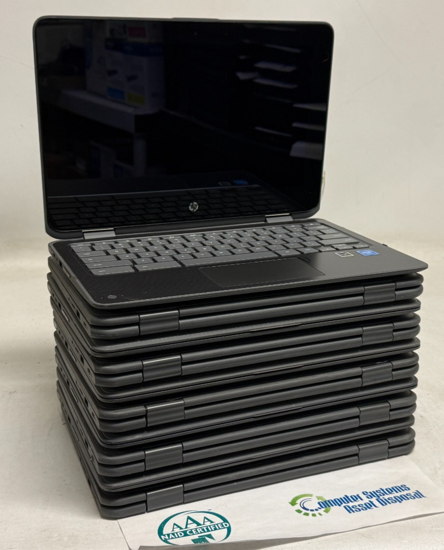 HP Chromebook x360 11 G1 EE 2in1 (N3350 – 4GB RAM – 32GB Storage) – Lot of 10
