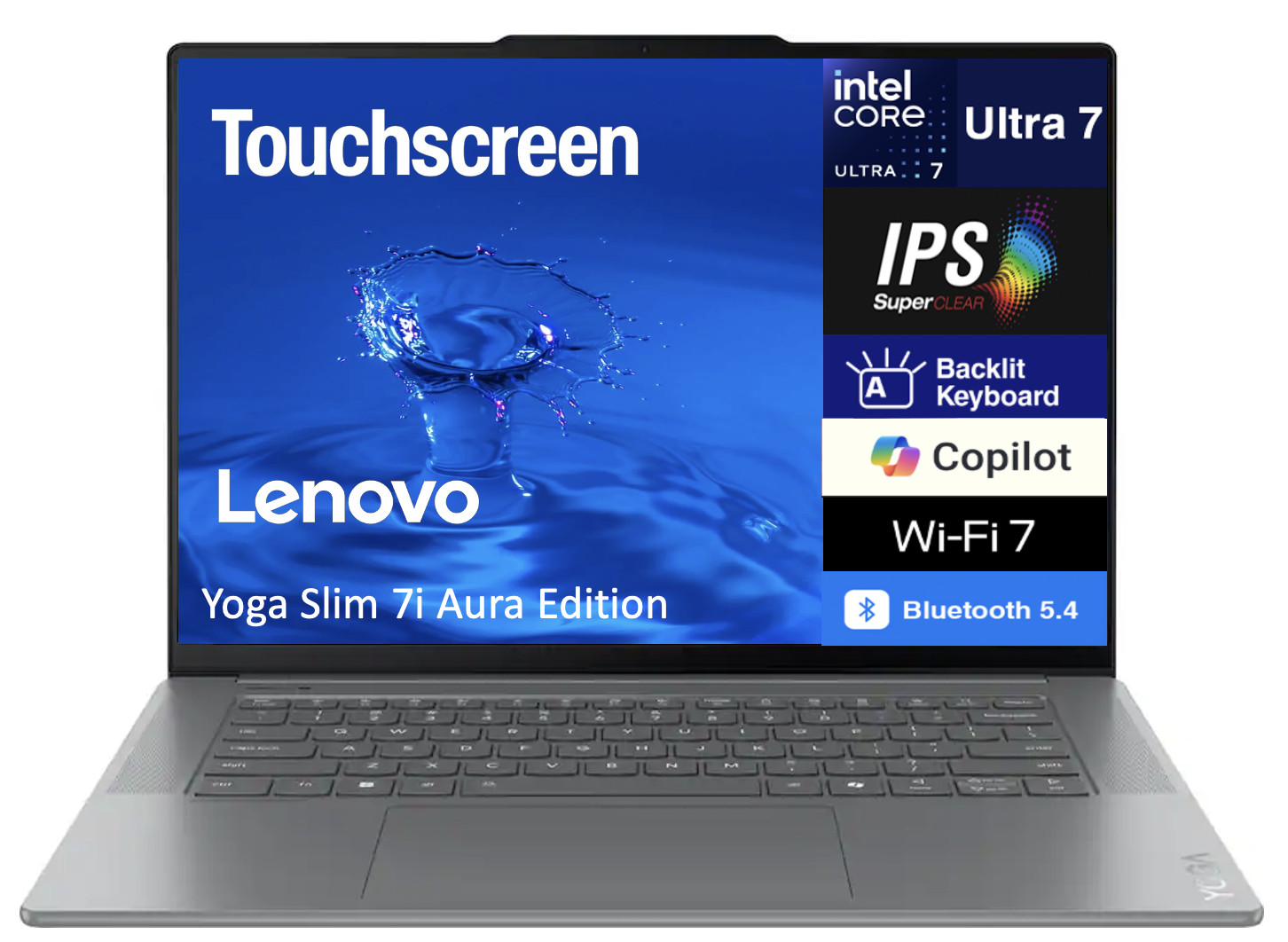 Lenovo Yoga 15.3″ 2880×1800 Ultra 7-258V 32GB RAM 1TB+PCIe SSD Windows 11 Home
