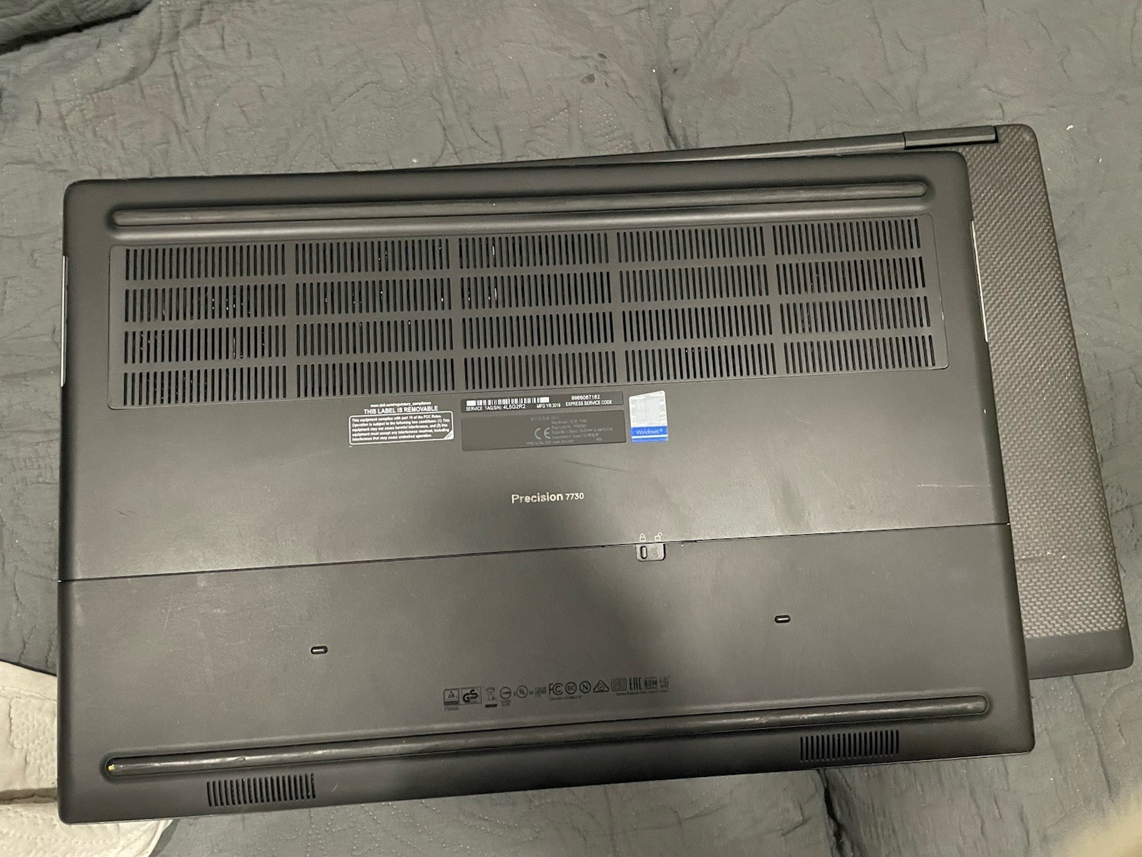 Dell Precision 7730 17.3” i7-8750H 32GB 512GB NVMe Quadro P3200 6GB Win10 Pro