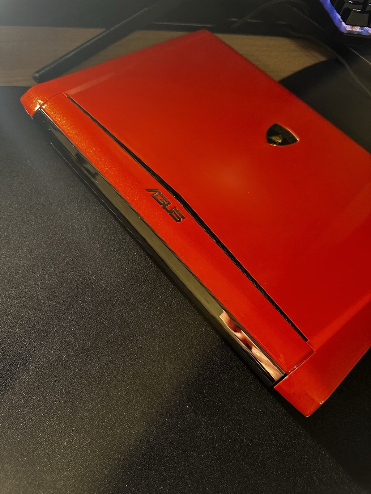 RARE ASUS VX6 Lamborghini Edition Red Laptop Windows 7 12″ Webcam HDMI USB 3.0
