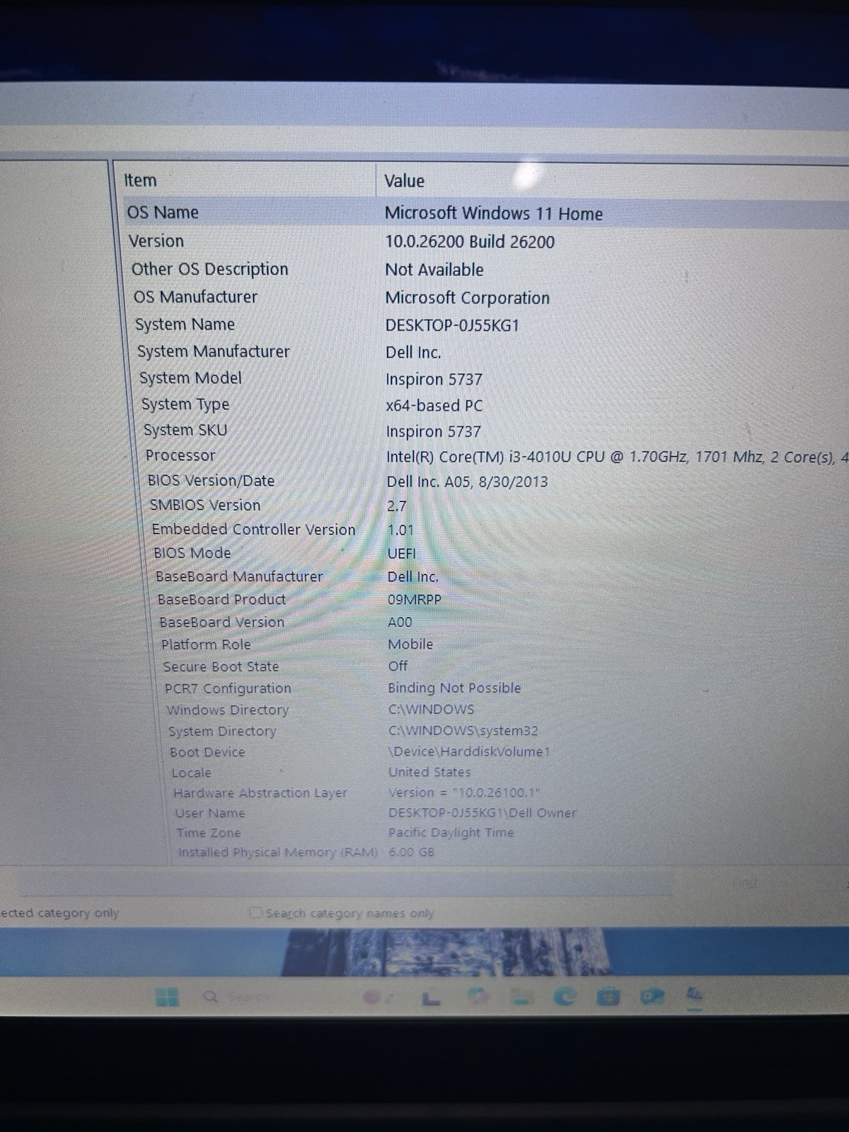 Dell Inspiron 17R 5737 i3-4010U 6GB 256GB SSD Win11 Office 2016