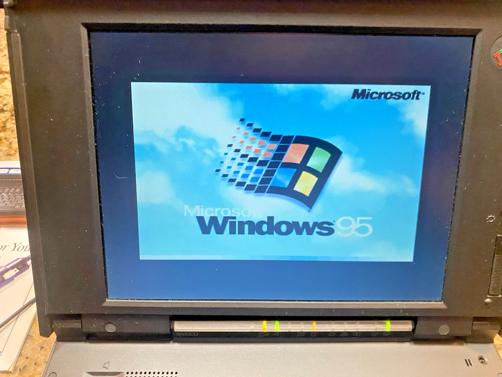 Rare Vintage IBM ThinkPad 365X  LAPTOP WINDOWS 95