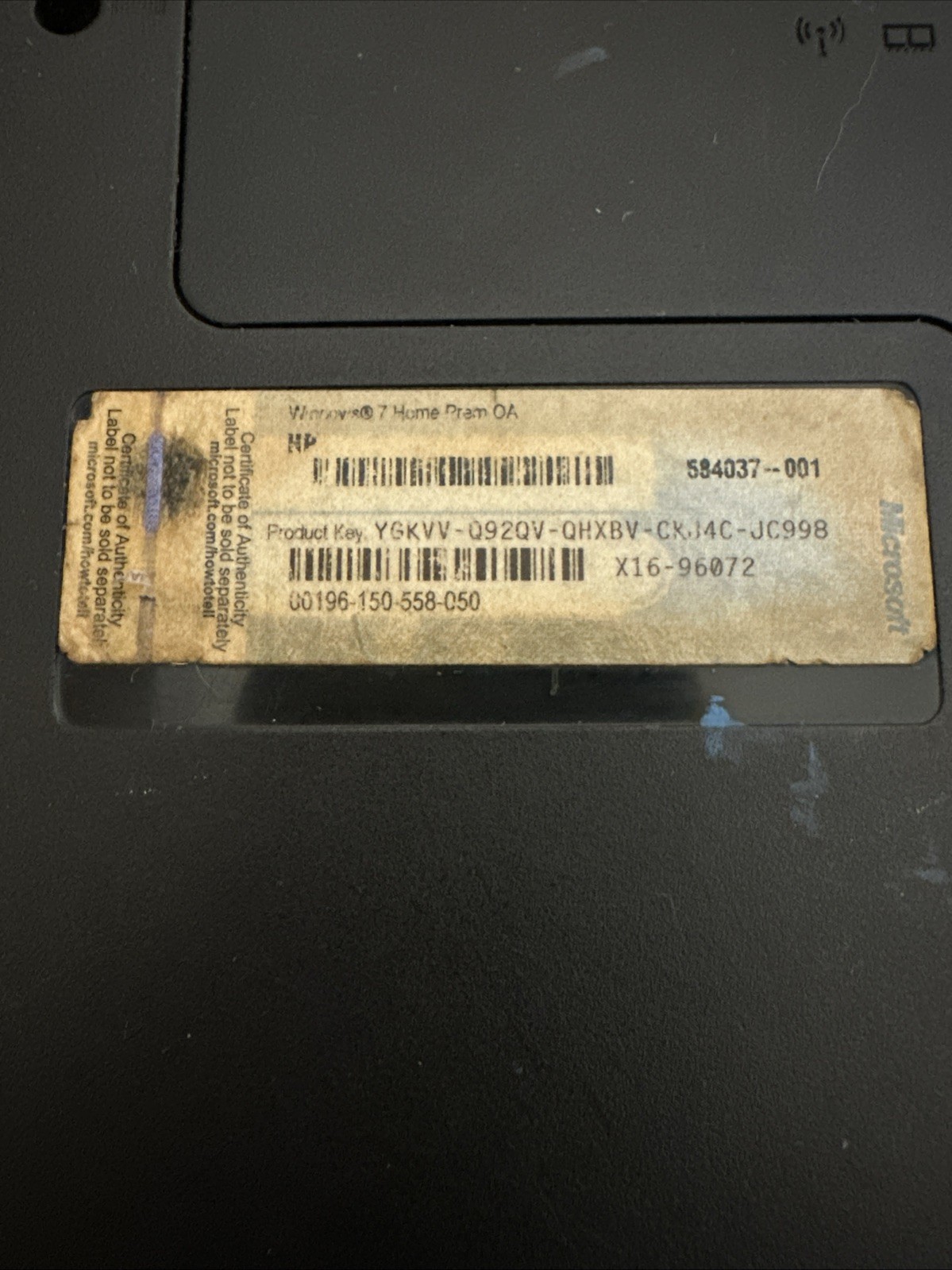 Compaq Presario CQ62 15.5 In Laptop, Windows 7, Factory Reset