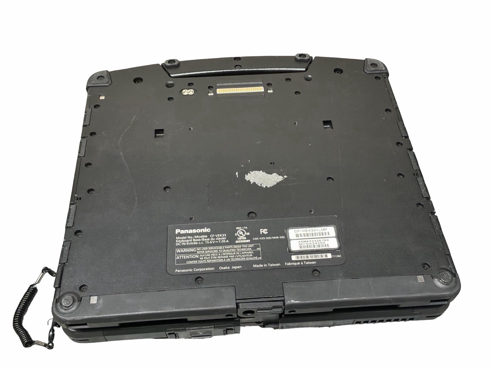 Toughbook Panasonic CF-33 I5-6300U 8GB RAM 256GB SSD W11P W/CHARGER LOT 2