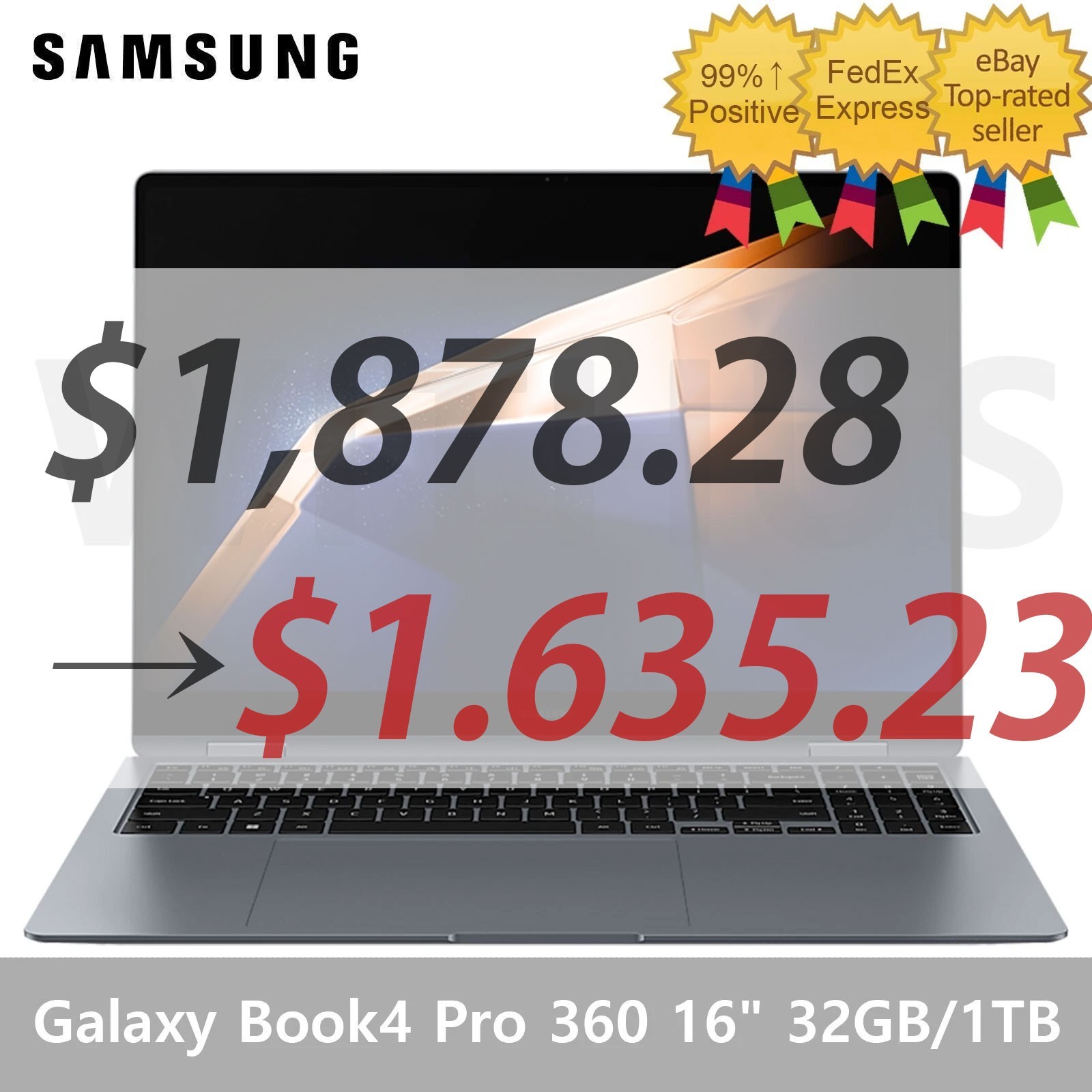[CLEARANCE] Galaxy Book 4 Ultra 16″ (Ultra 7 32GB/512GB) RTX4050 NT960XGK-K71AG