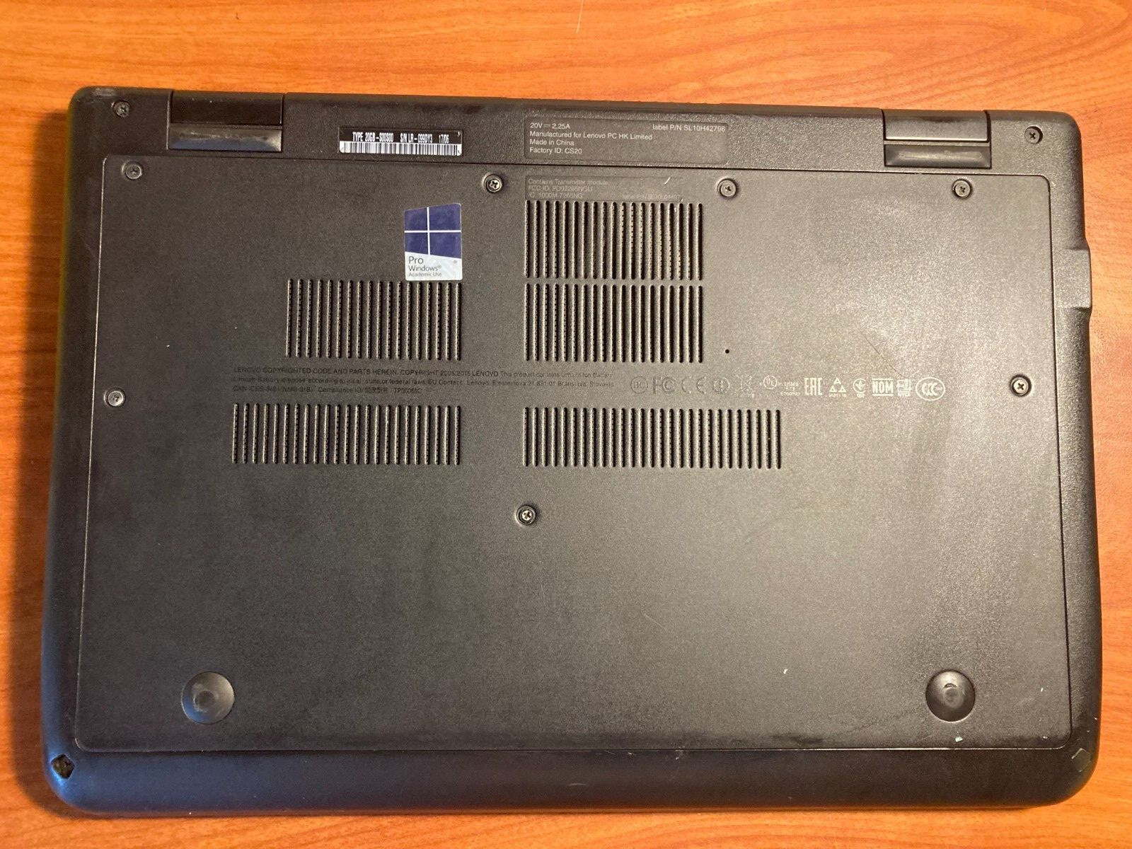 Lenovo ThinkPad 11e 11.6″ Intel Celeron N3160 1.6GHz 4GB RAM 128GB SSD **READ**