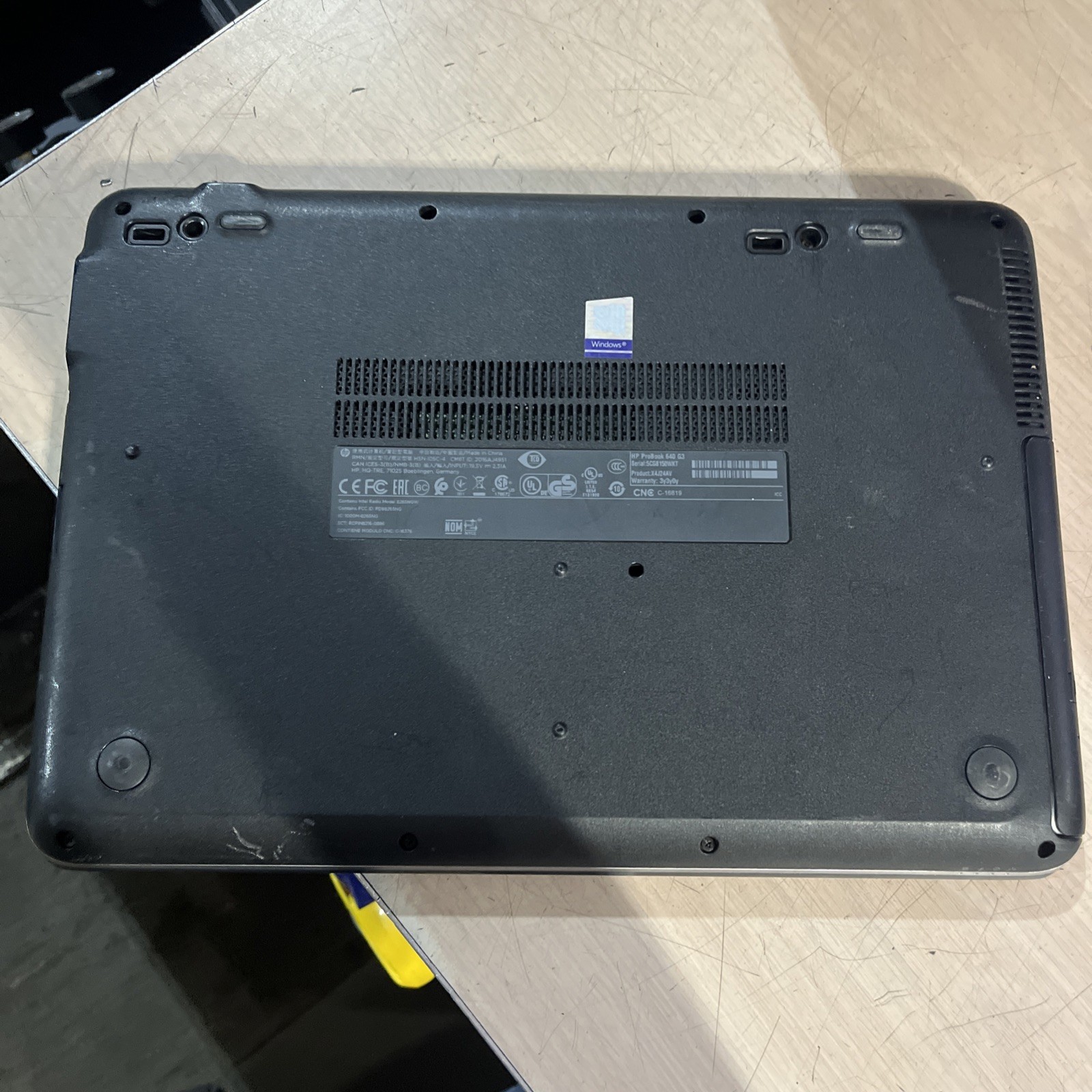 HP PROBOOK 640 G3 INTEL CORE I7-7600U 2.80GHZ 8GB RAM NO HD