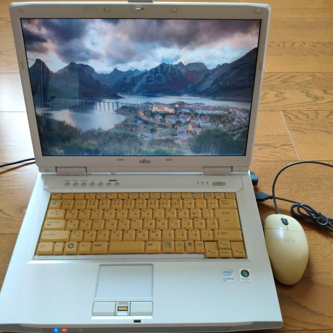Fujitsu FMV-BIBLO NF70Y Laptop Windows 10 Pro 32-bit Japanese Keyboard w/ Mouse