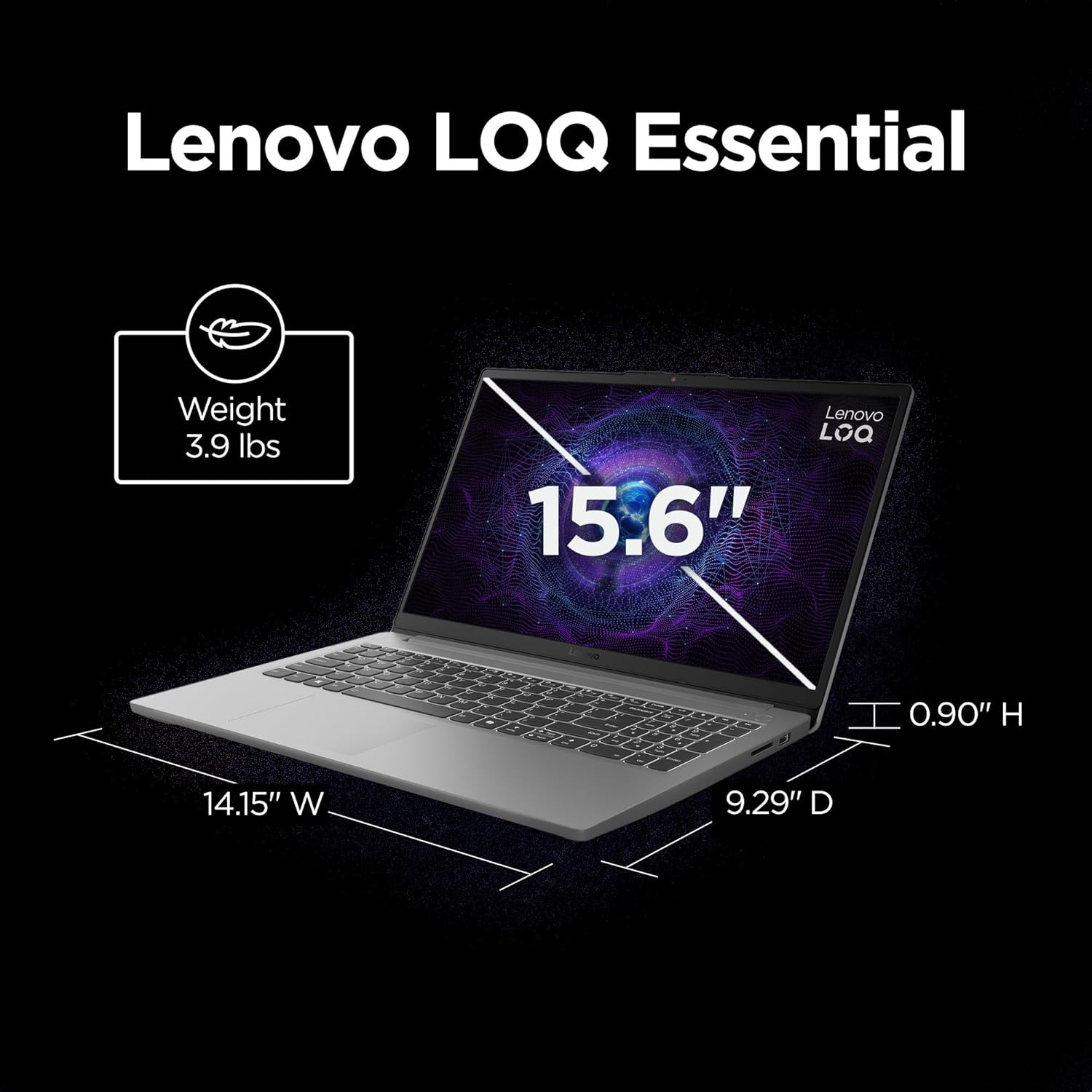 LOQ Essential – Ai-Powered Student Gaming Laptop – Intel® Core™I5-12450Hx – 15.6