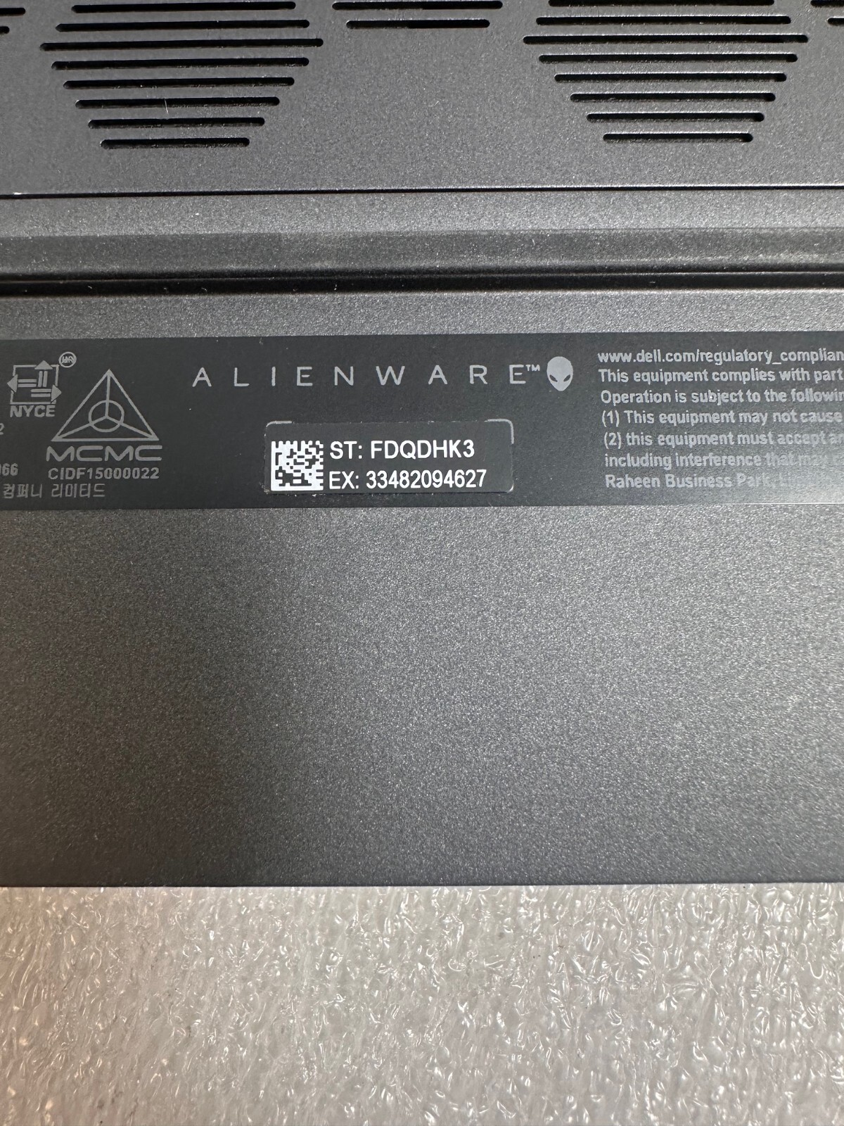 Dell Alienware 15.6″ FHD m15 Ryzen Edition R5 AMD Ryzen 7 5800H 16gb ram 512gb