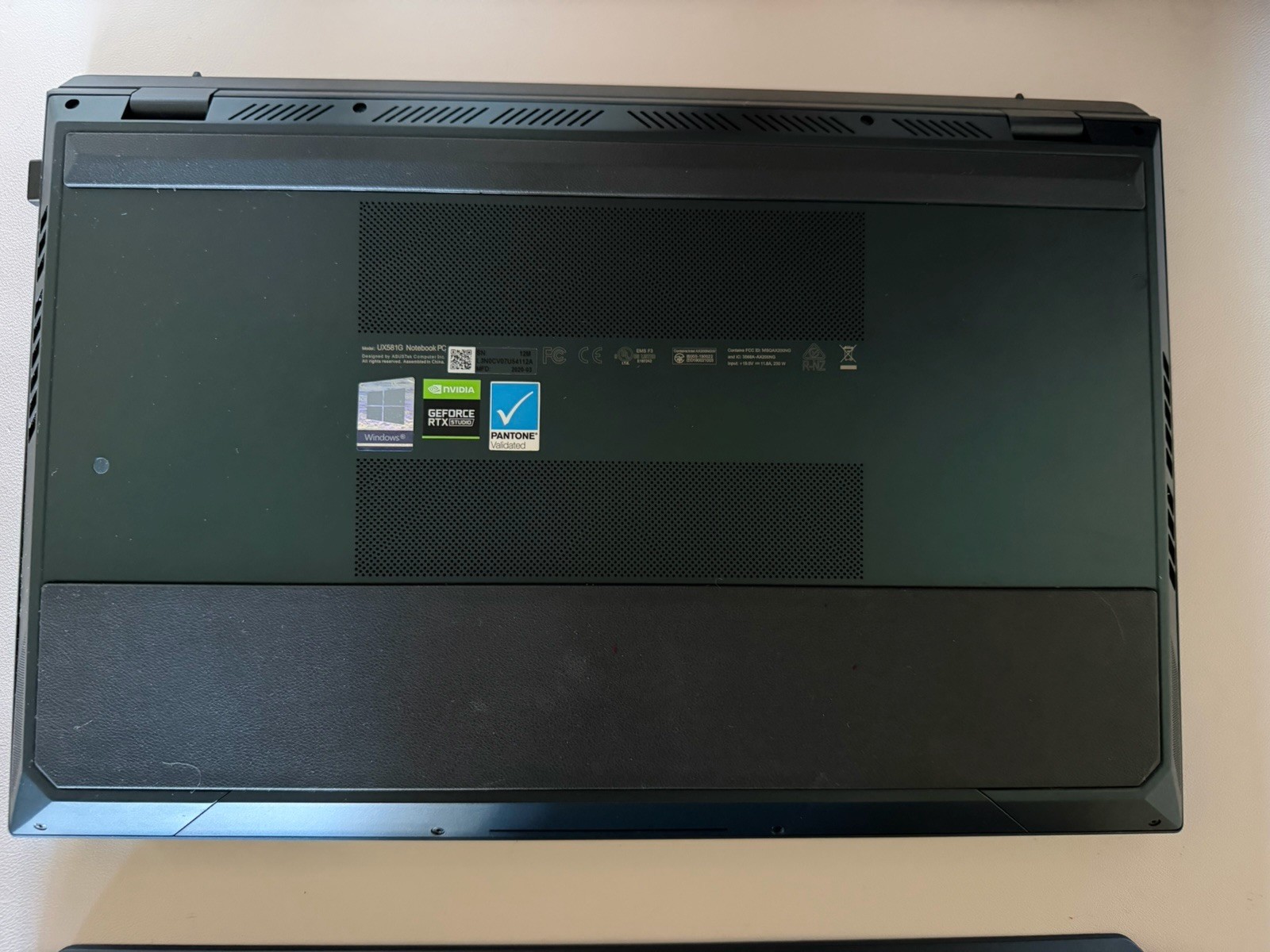 Asus Zenbook Pro Duo UX581GV 15.6” Core i9 9th Gen NVIDIA GeForce RTX, 32GB, 1TB