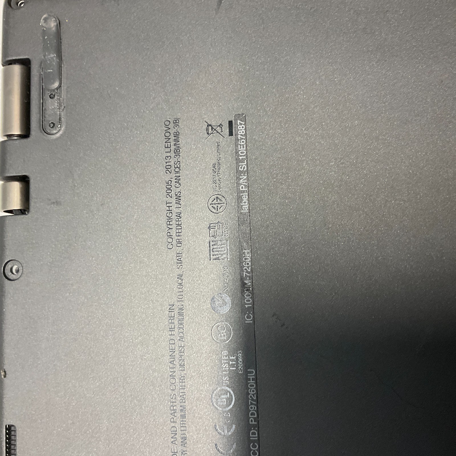 Lenovo Thinkpad S1 Yoga 12 Laptop Intel i5-5200U FOR PARTS OR REPAIR ONLY AS IS