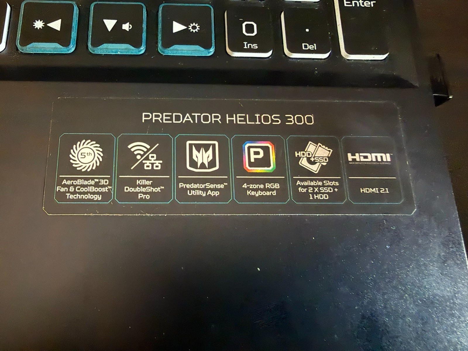 Acer Predator Helios 300 15.6 Laptop + I7-11800H + 1TB SSD + 32GB RAM + RTX 3060