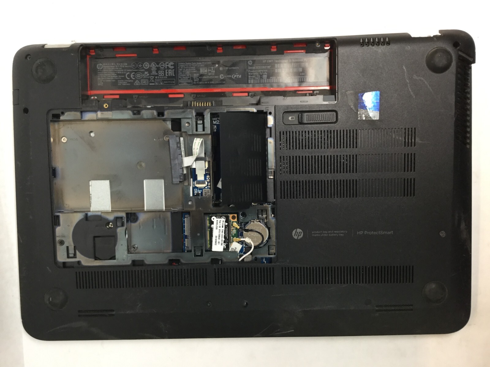 HP ENVY TS 15″ Laptop Intel Core i7 4th Gen. -CRACKED DISPLAY/BROKEN HINGE-MZ