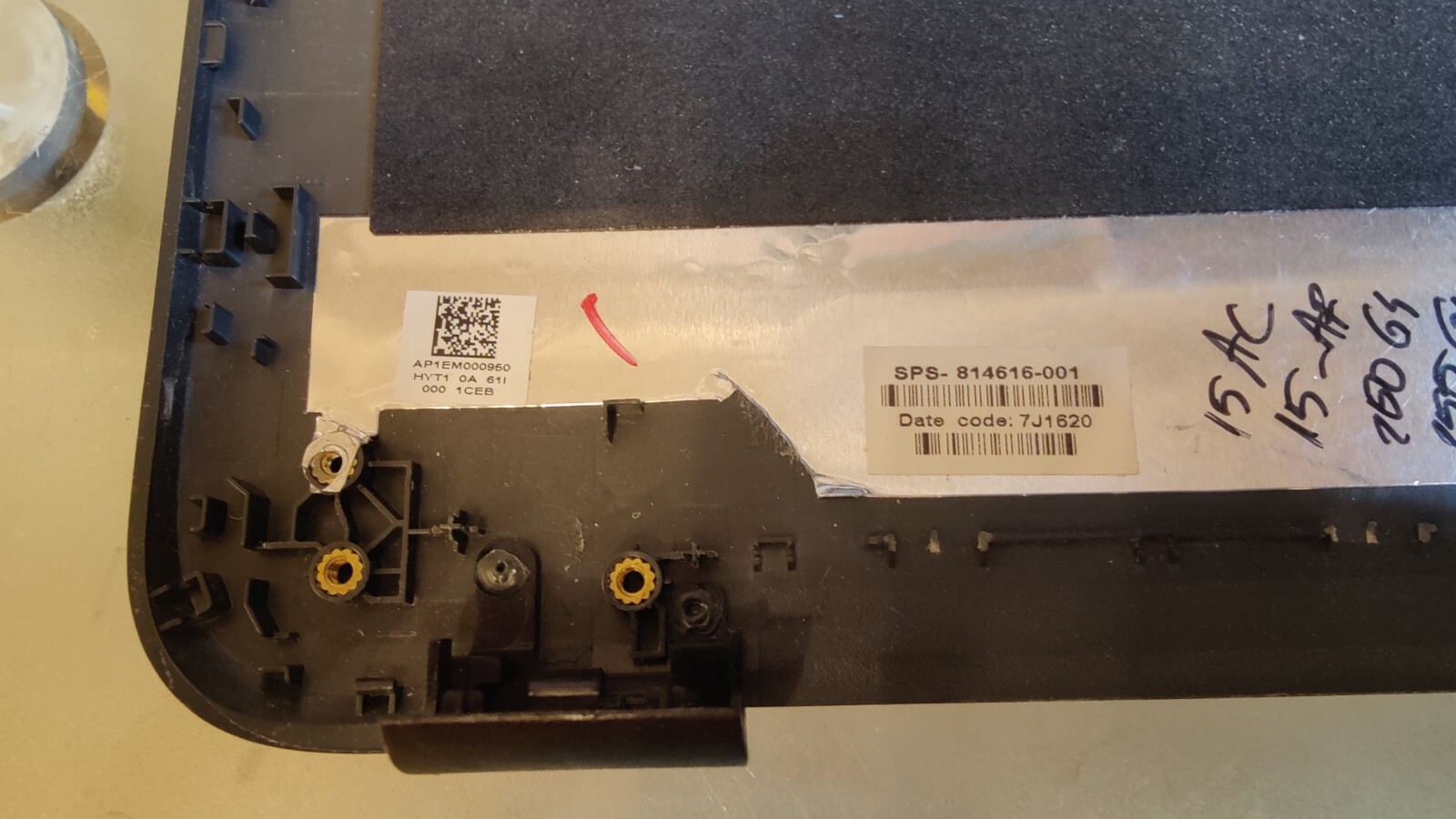 HP 15-AC 250 G4 255 G4 15-AF BODY DISPLAY COVER LCD AP1EM000910 814616-001