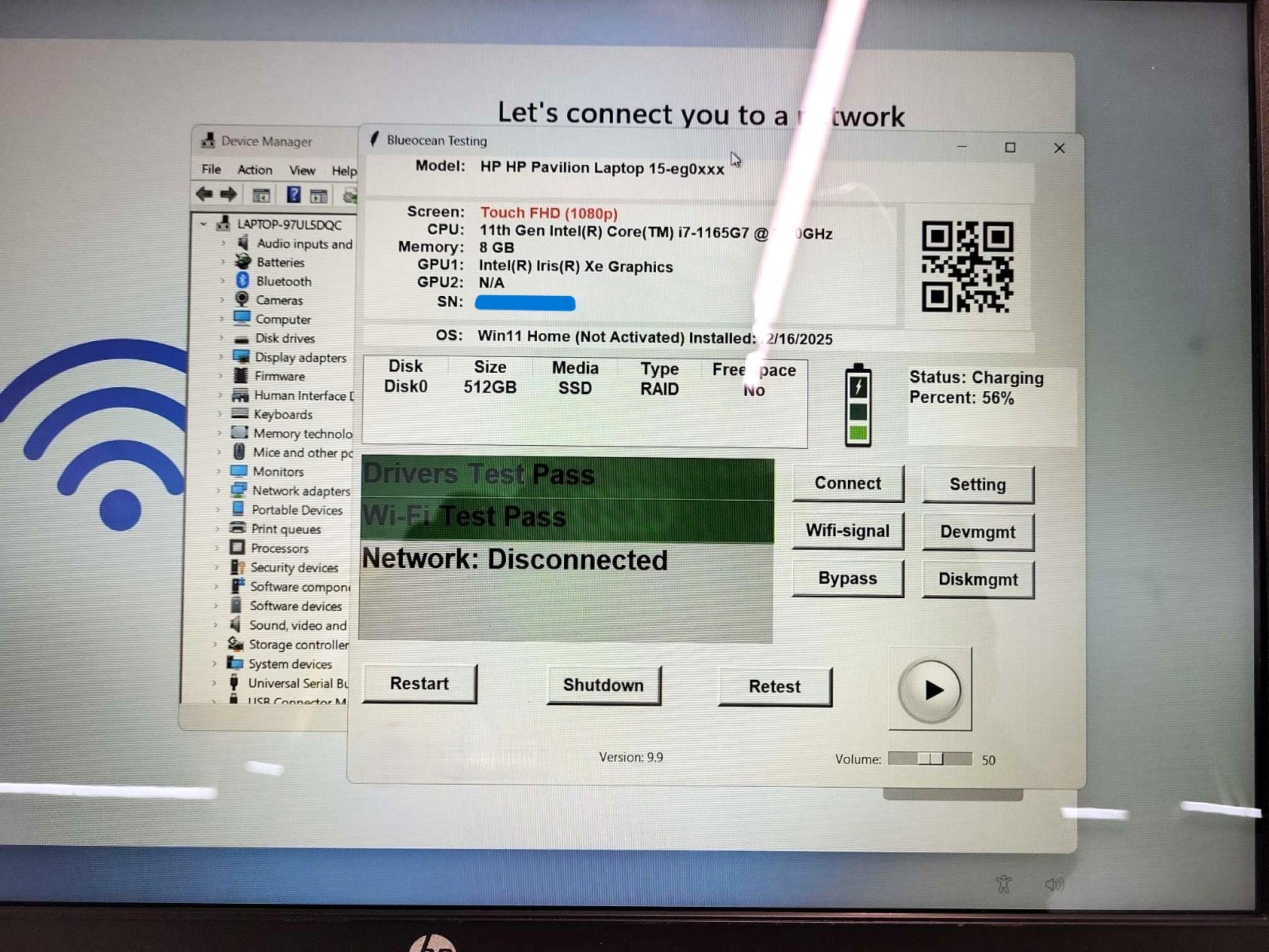 HP Pavilion 15.6″ FHD Touchscreen/11th i7-1165G7/16GB/512GB SSD/Win 11 Home