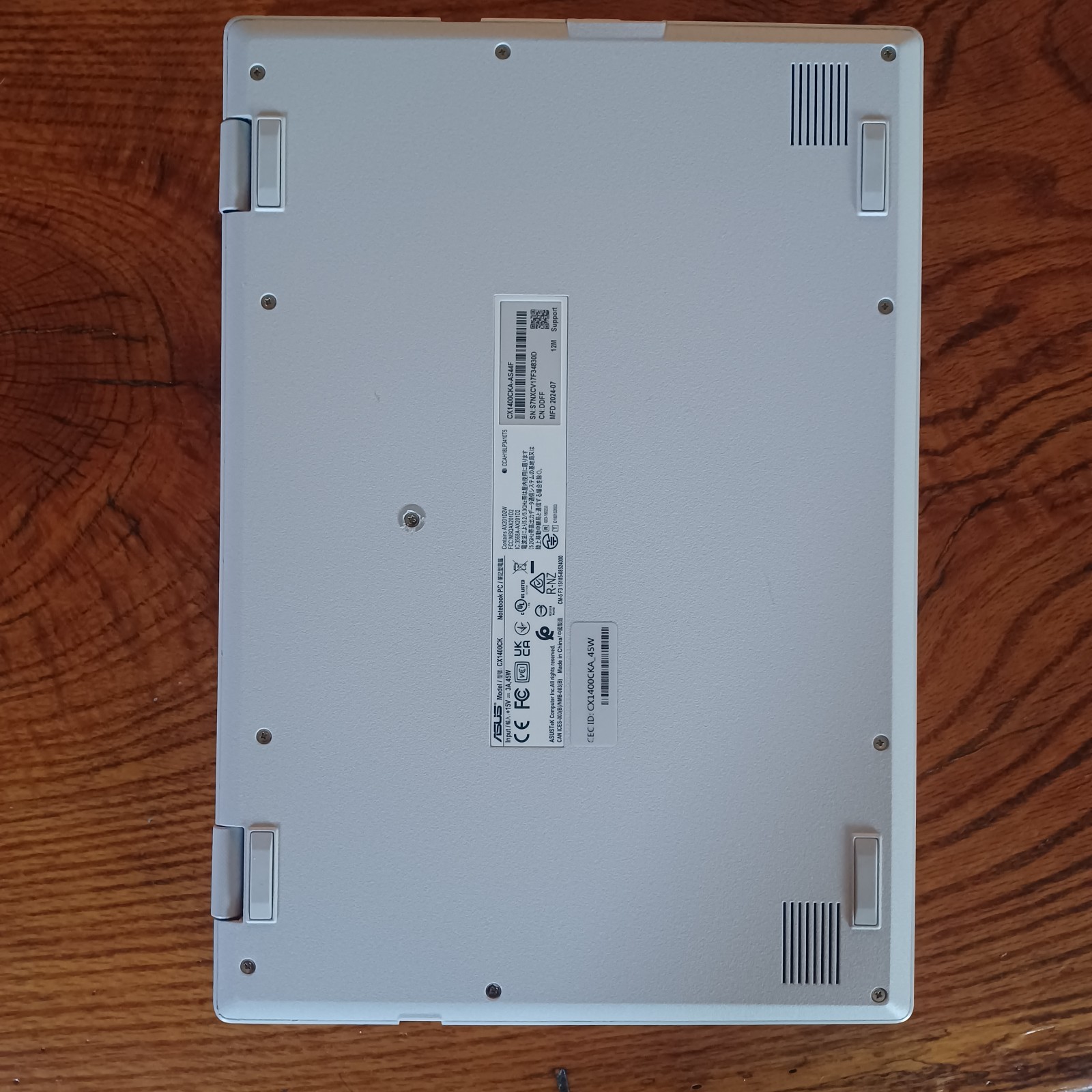 ASUS Chromebook CX1, 14″ FHD | Intel® Celeron N4500 Processor | 64GB | 4GB RAM