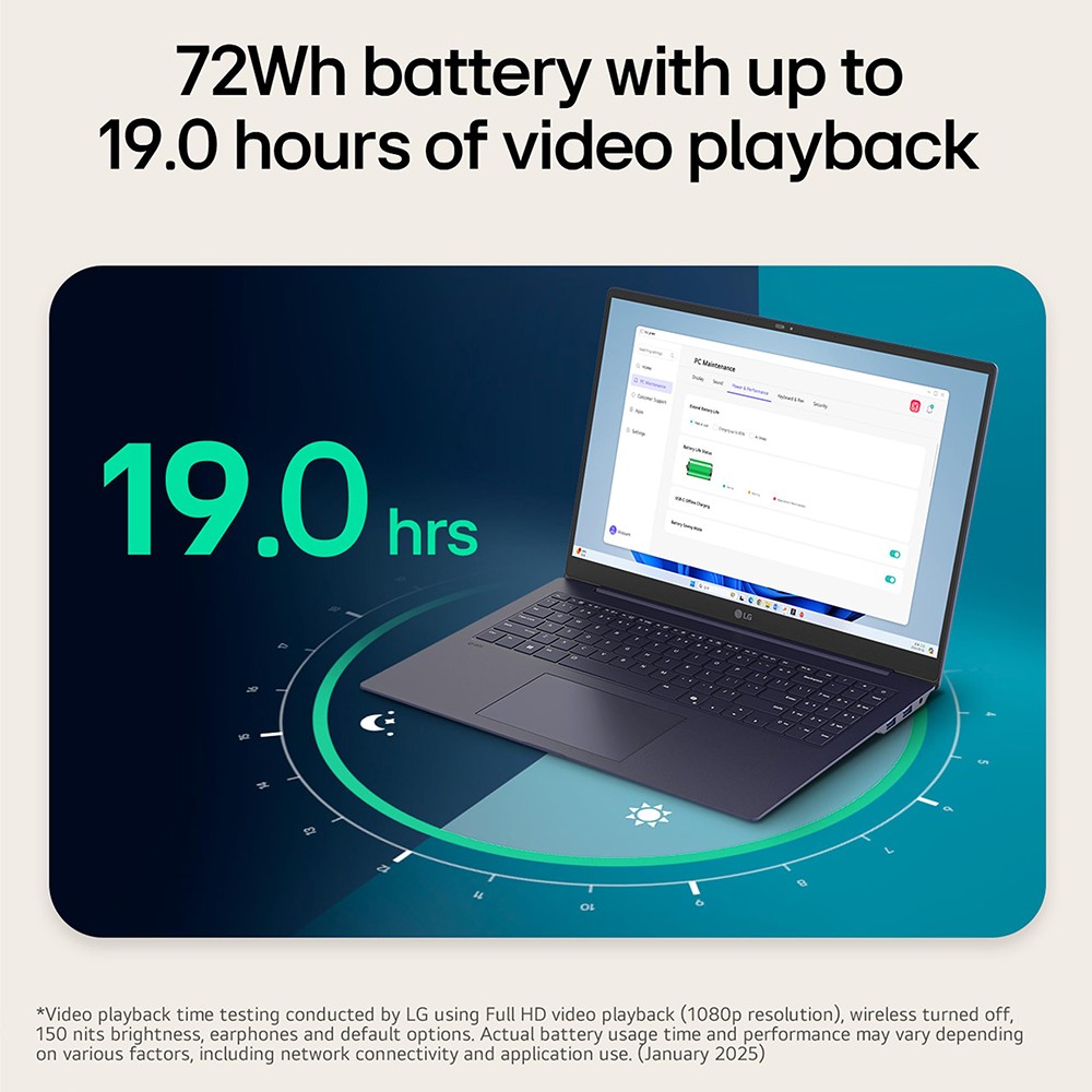 LG gram 15.6″ Intel Ultra 7 255H 16GB, 1TB Touch Laptop with Intel Evo AI