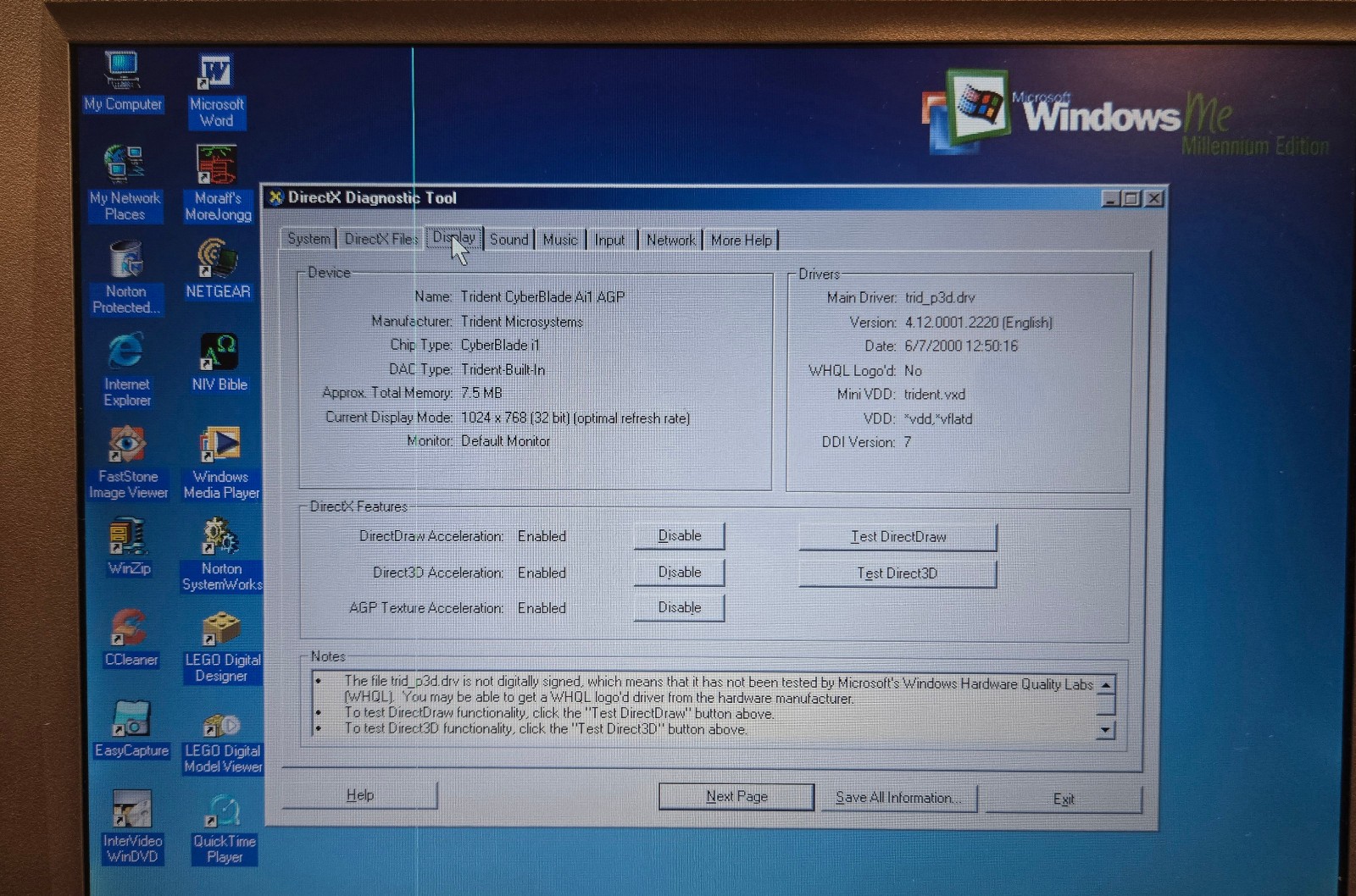 Vintage KDS Valiant 6380iPTD (Intel Pentium III @ 800 MHz, 256 MB RAM, WinME)