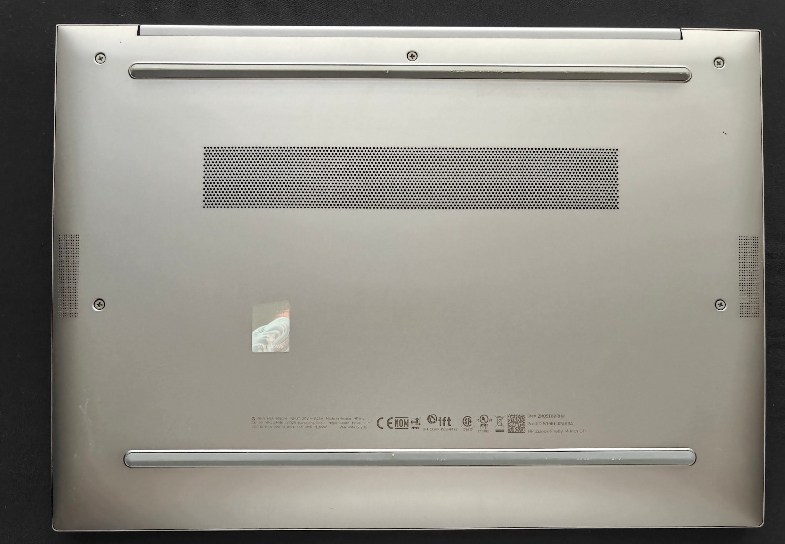 HP ZBook Firefly G11 14″, Intel Ultra 7 165U, 16GB RAM, 512GB NVMe SSD – Low Use