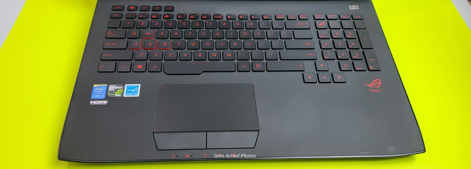 ASUS ROG G751JT 17.3” Intel i7-4710HQ 256GB SSD 24GB Ram win 11