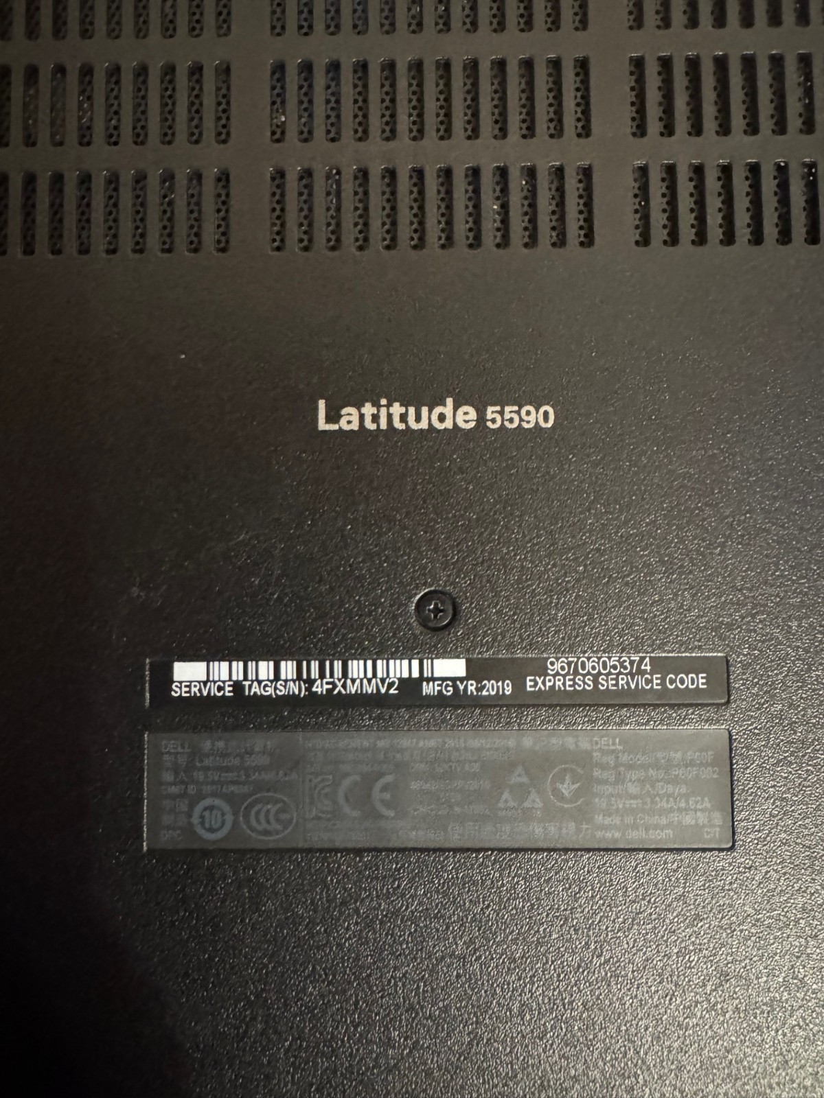Dell latitude 5590 i5-8350u 16GB 2400MHz DDR4 M.2 Solid State 256GB HDD