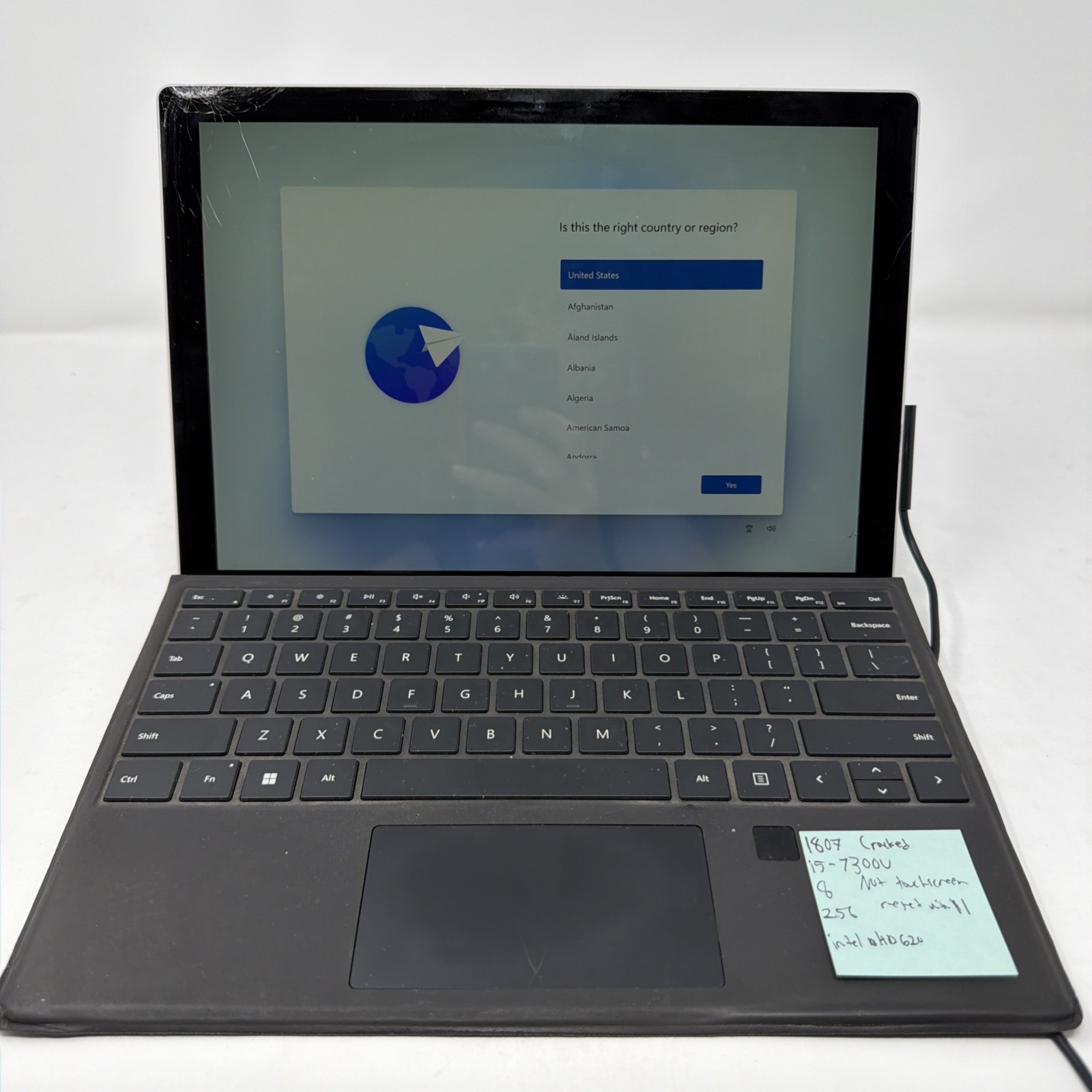 Microsoft Surface Laptop 1807 i5-7200U 8GB 256GB 13.5″ Touch READ