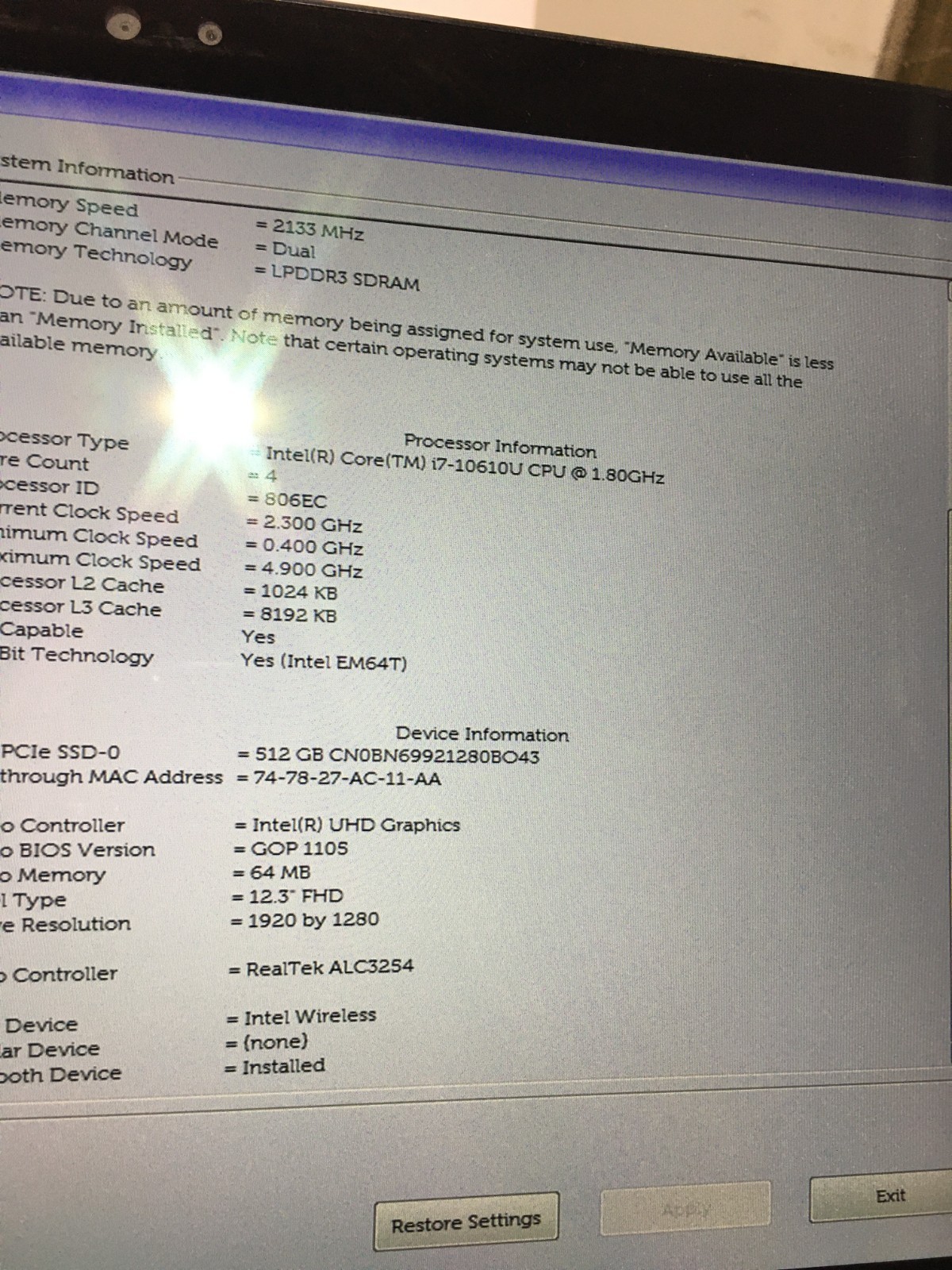 @PCD Dell Latitude 7210 2-in-1 Touch i7-10610U / RAM 16Gb / SSD 512G / Win 11P