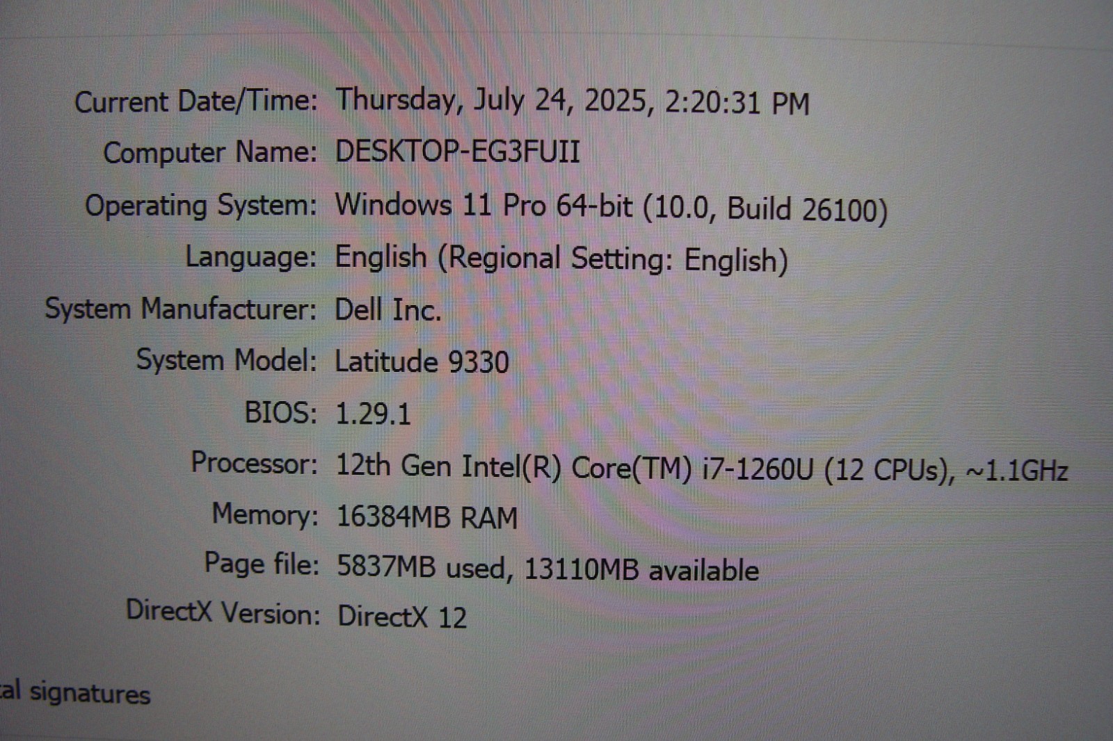 Dell Latitude 9330 13.3″ QHD+ TOUCH i7-1260U max 4.7GHz 16GB 256GB Warranty 2026