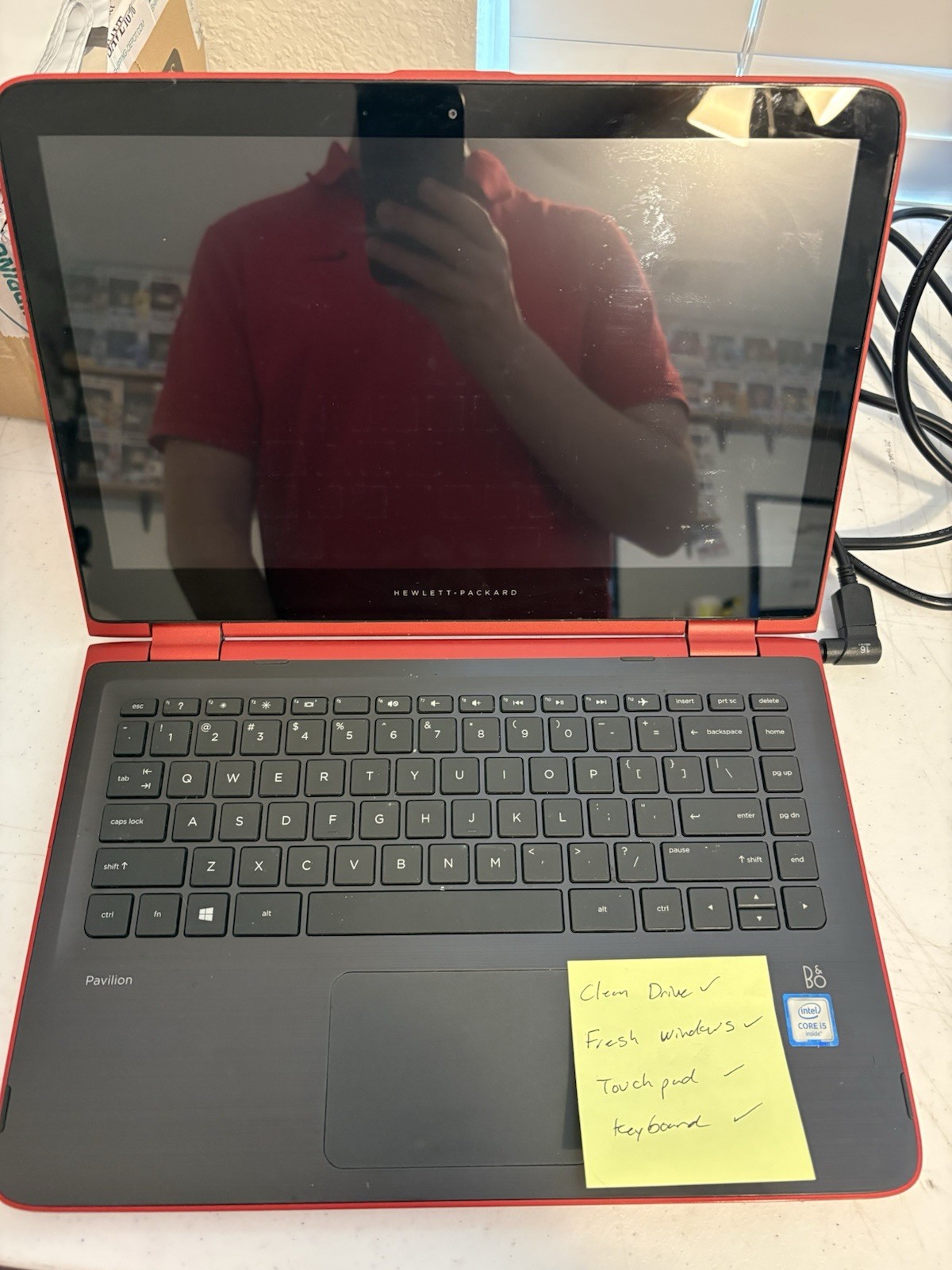 HP Pavilion x360 13-s168nr 13.3″ laptop/i5-6200U/8GB