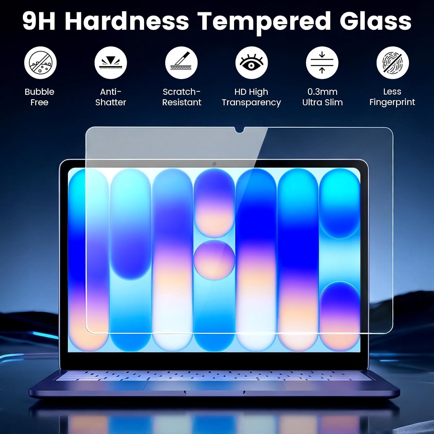 Screen Protector for MacBook Neo 13-inch Laptop, 9H Hardness, Scratch-Resistant